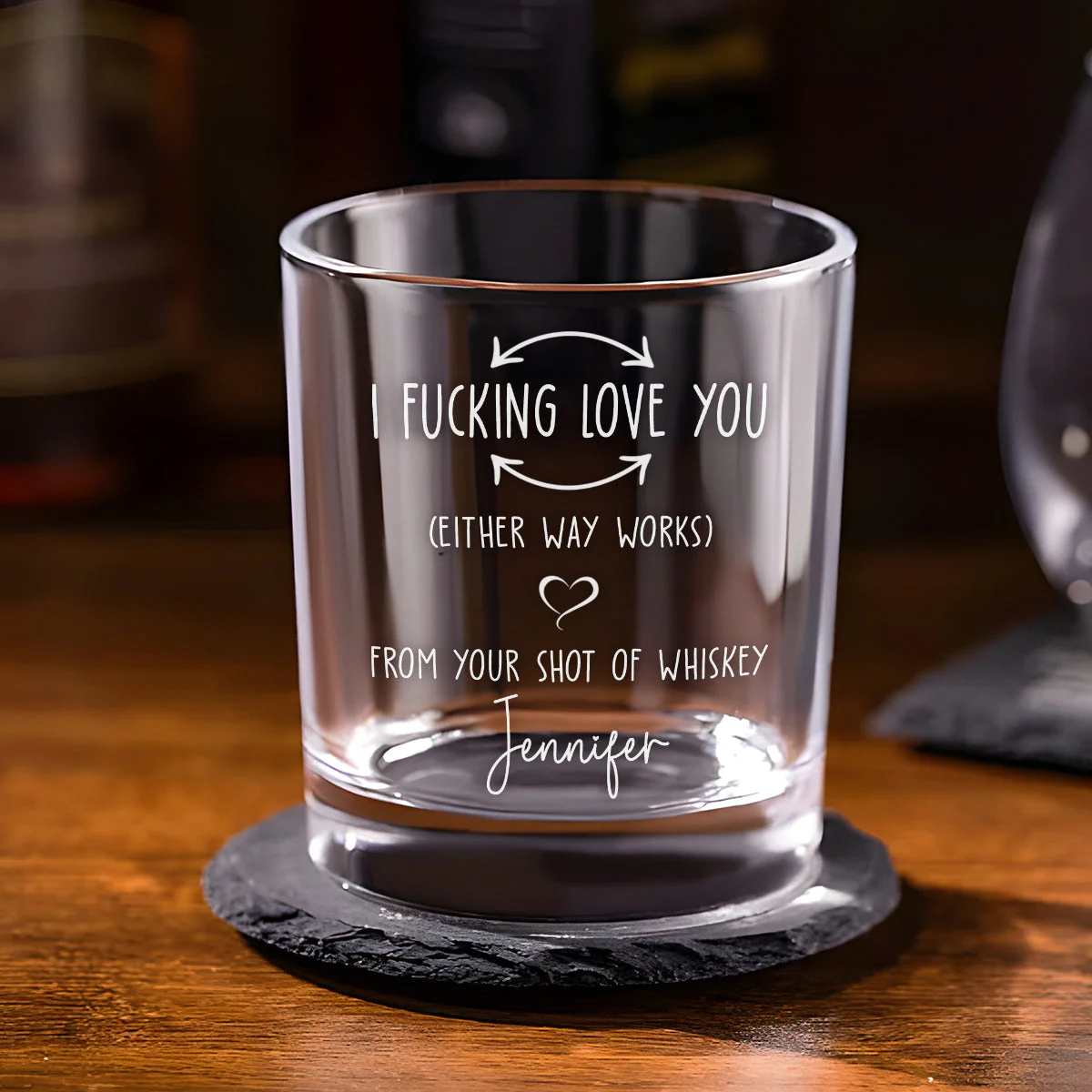 Thank You For The Wonderful Moments - Personalized Custom Whiskey Glass - Image 2