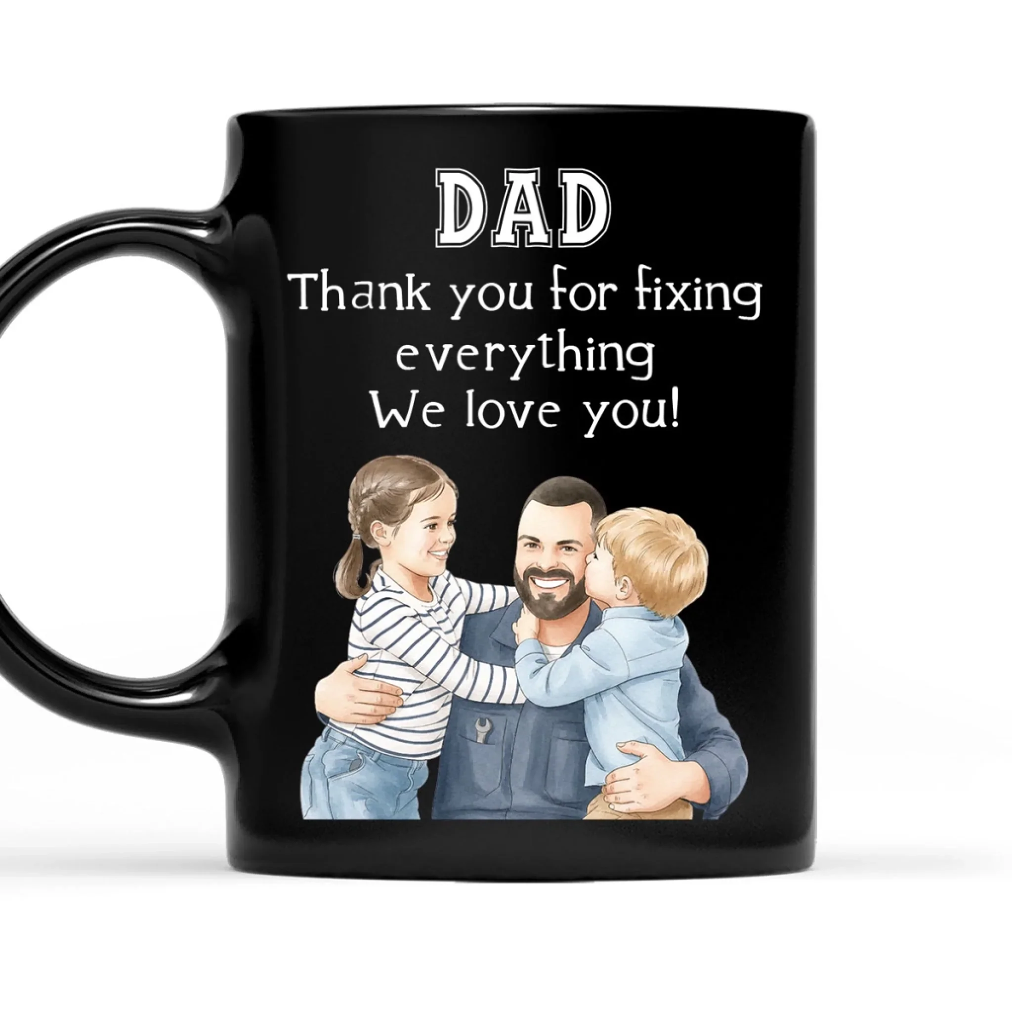 Thanks For Fixing It All - Personalized Custom Coffee Mug