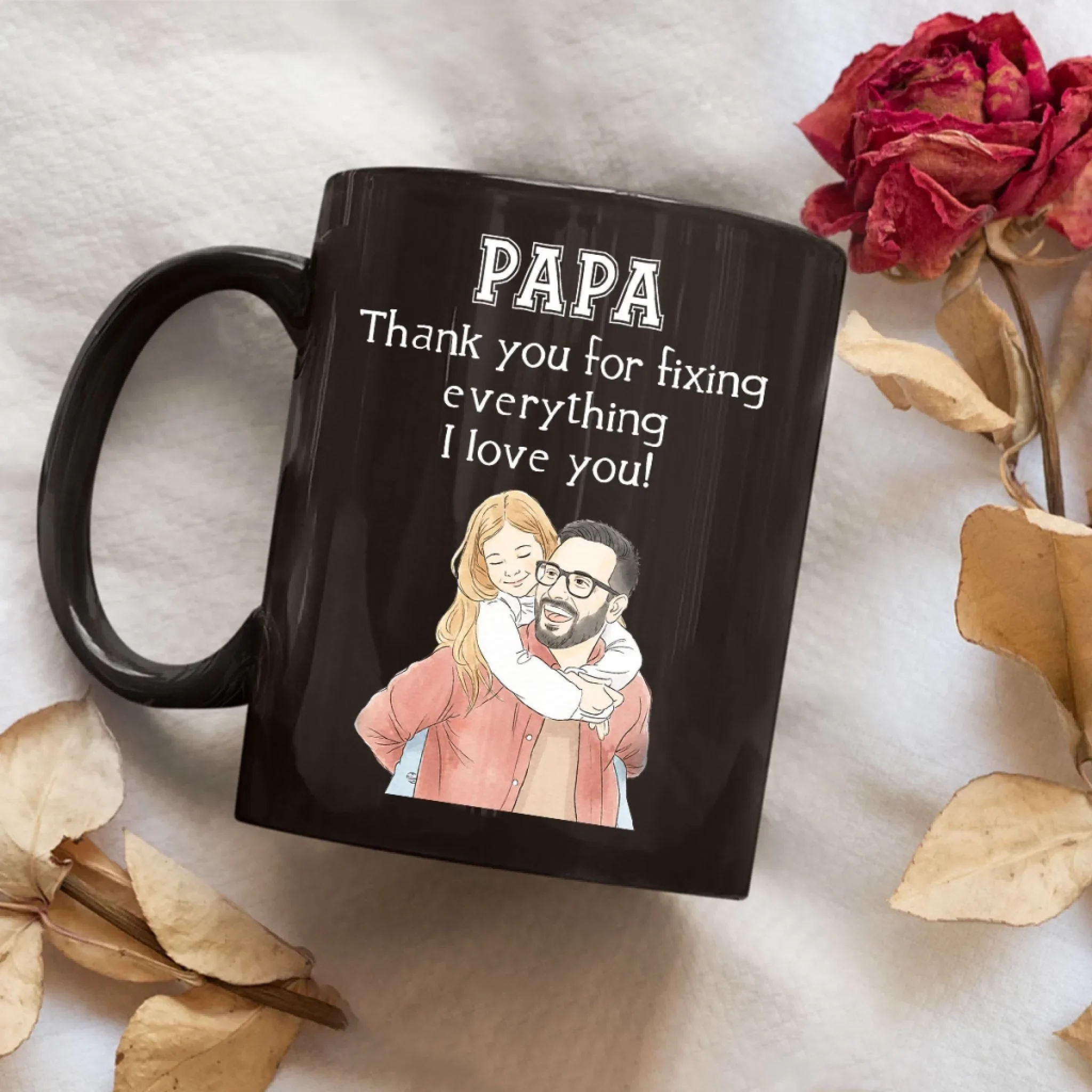 Thanks For Fixing It All - Personalized Custom Coffee Mug - Image 3