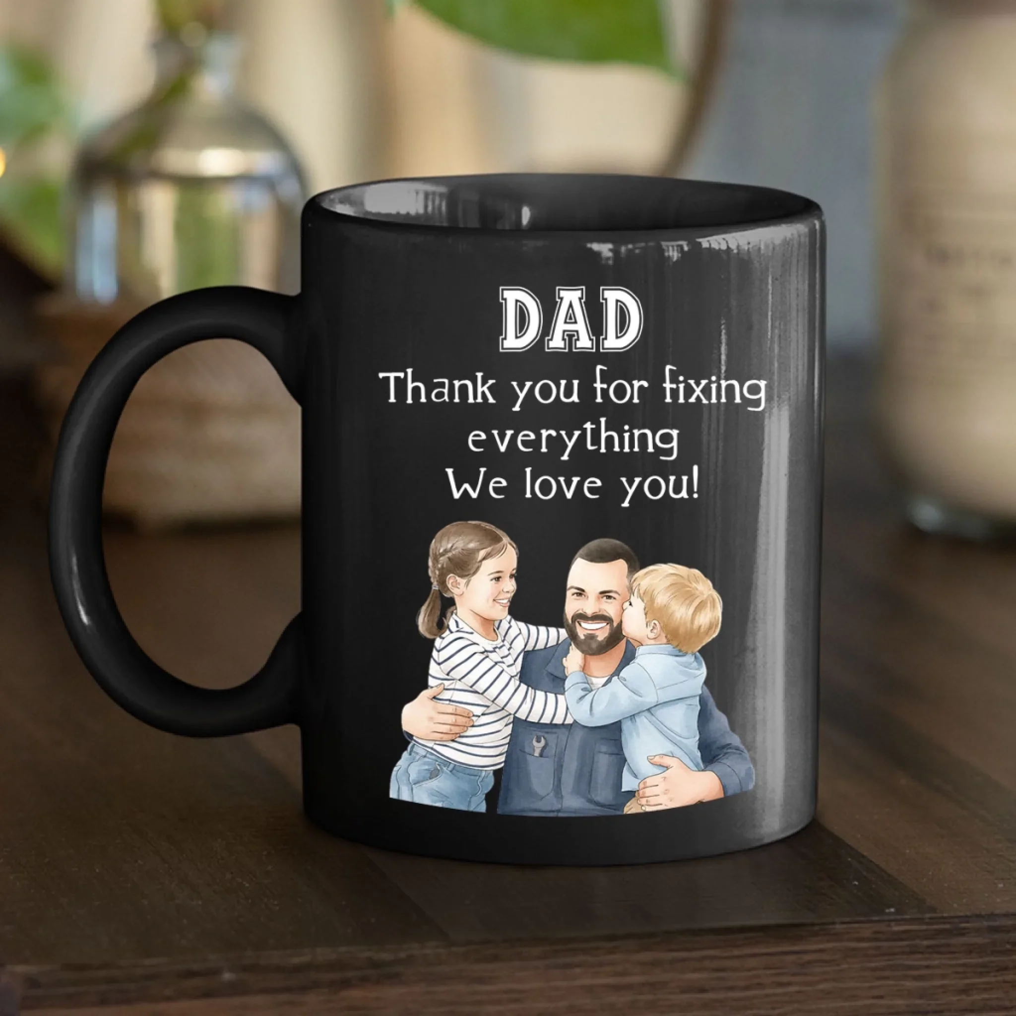 Thanks For Fixing It All - Personalized Custom Coffee Mug - Image 4