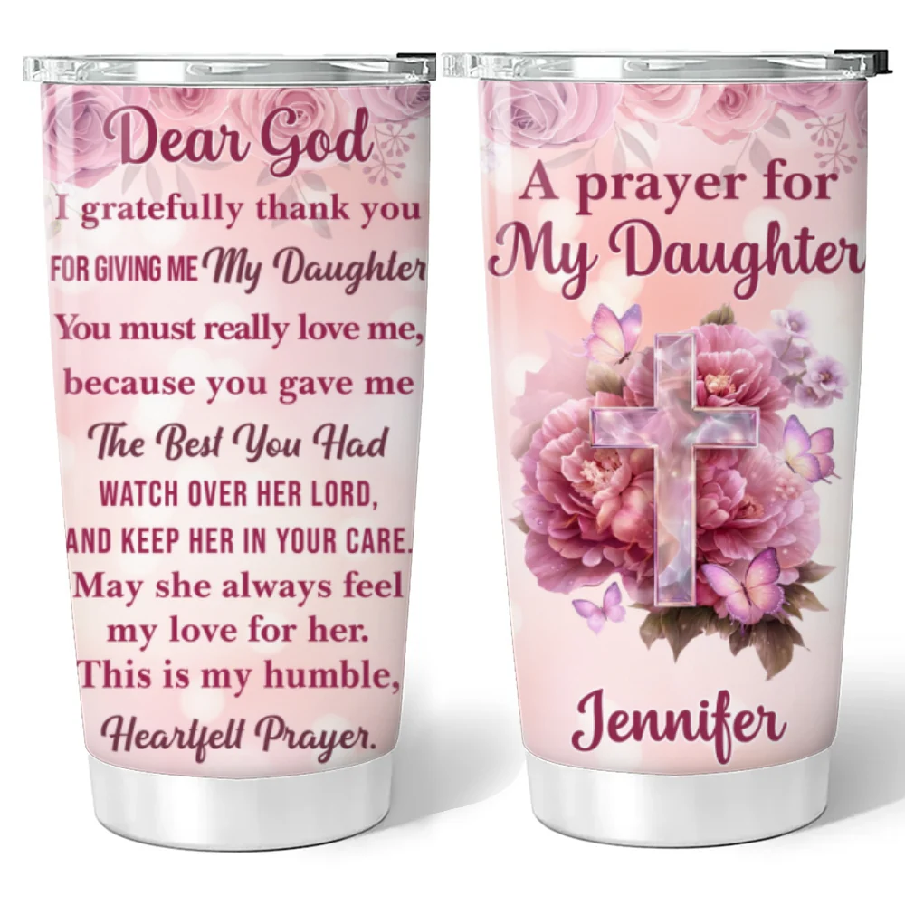 Thanks For Giving Me The Best - Personalized Custom 3D Effect Tumbler - Image 7