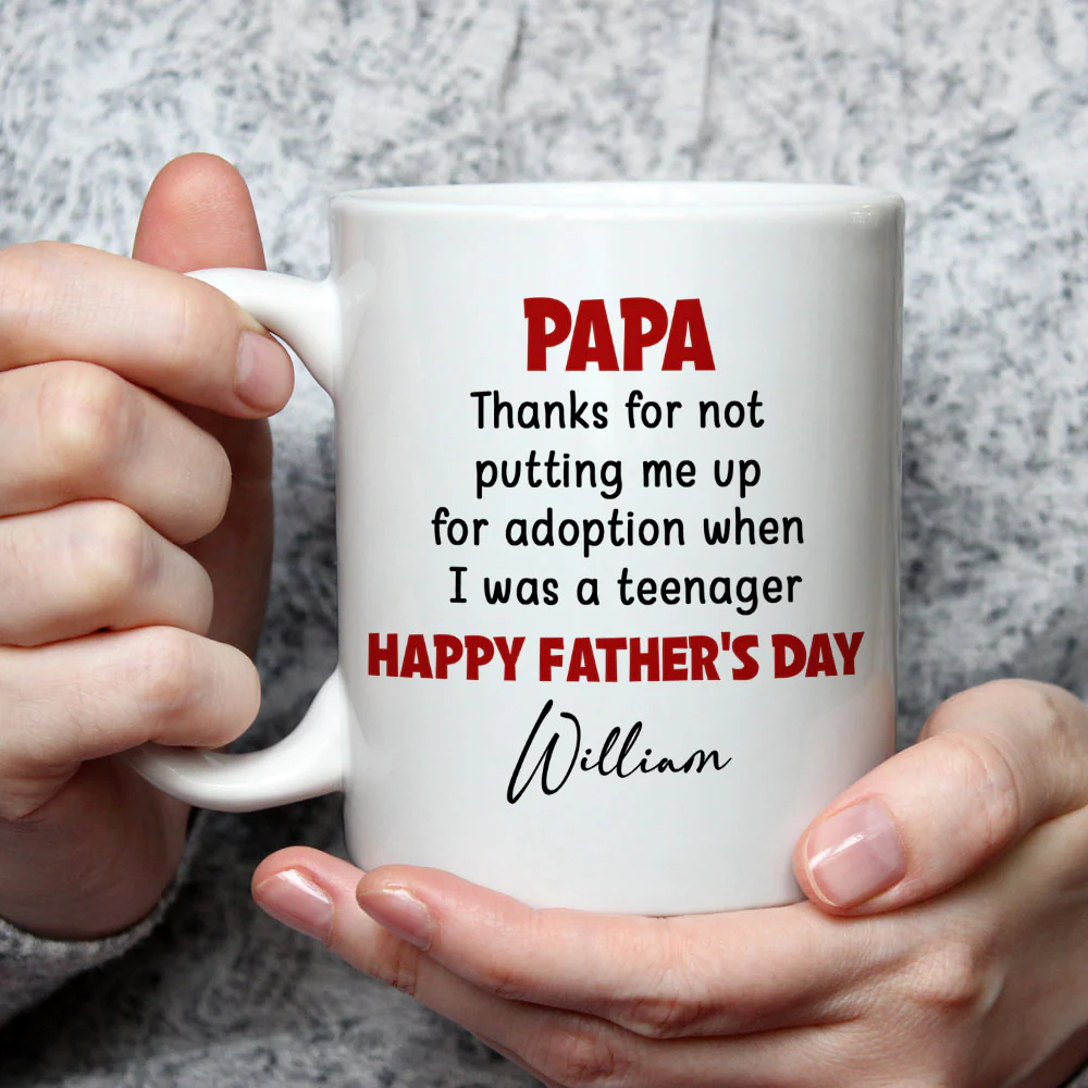 Thanks For Not Putting Me Up - Personalized Custom Coffee Mug - Image 2
