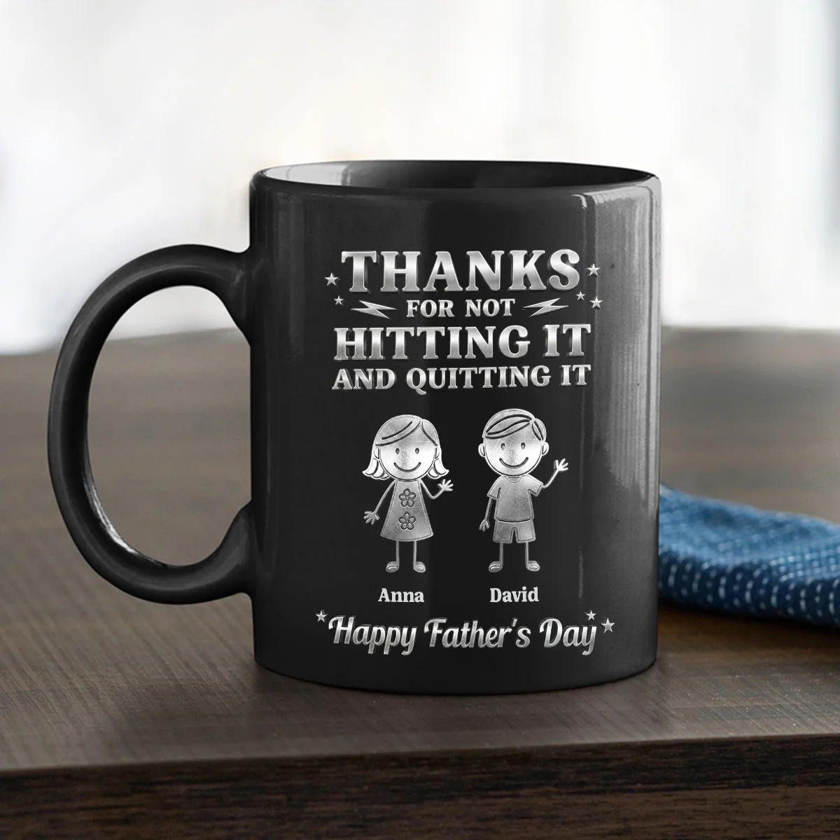 Thanks For Not Quitting It - Personalized Custom 3D Effect Mug - Image 2