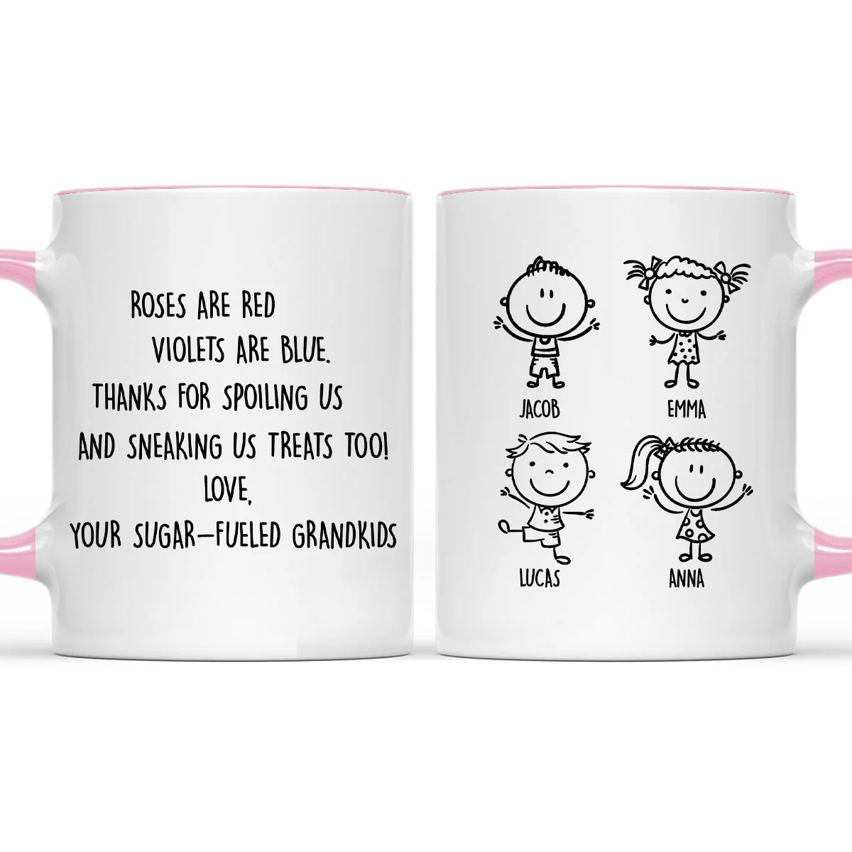 Thanks For Spoiling Us - Personalized Custom Accent Mug