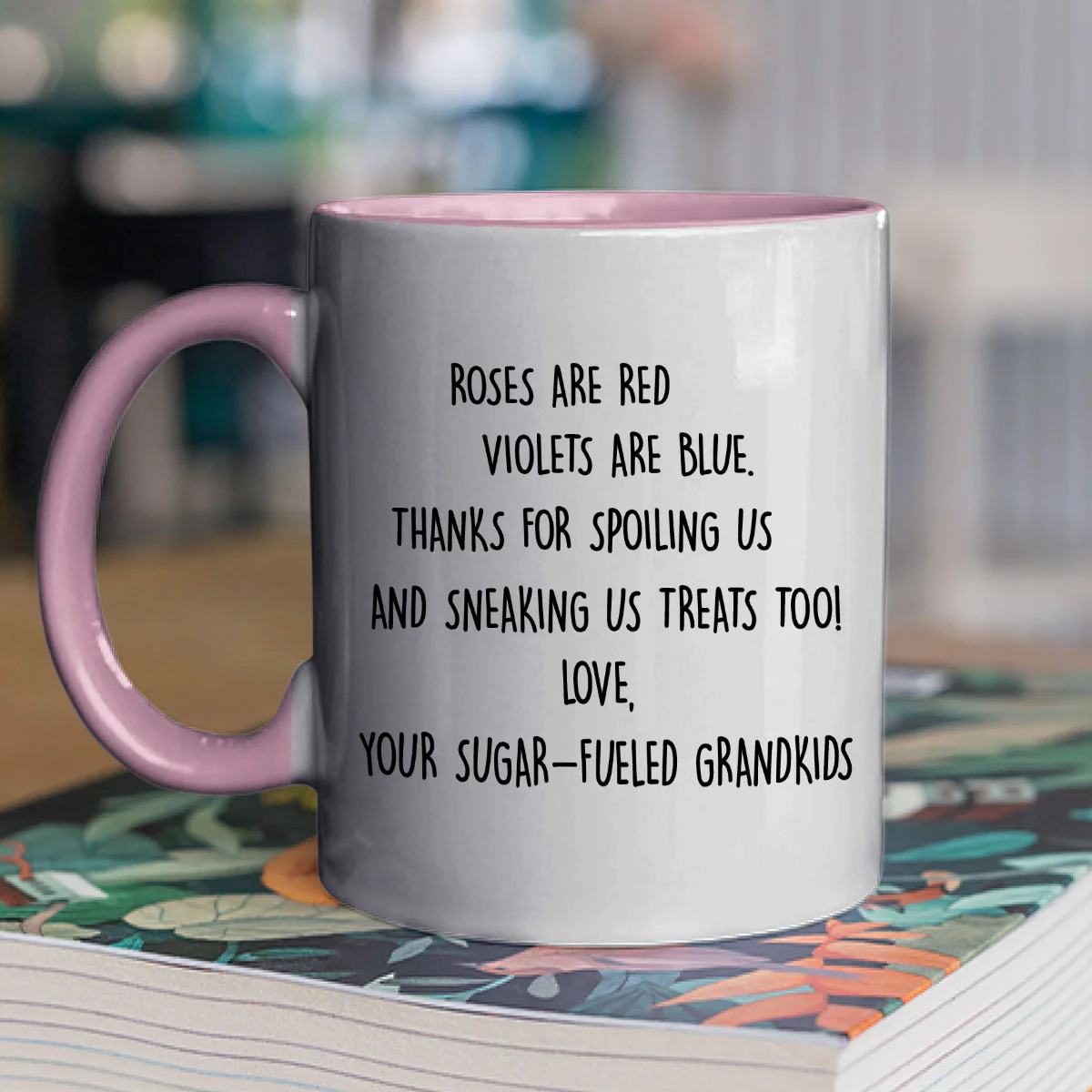 Thanks For Spoiling Us - Personalized Custom Accent Mug - Image 2