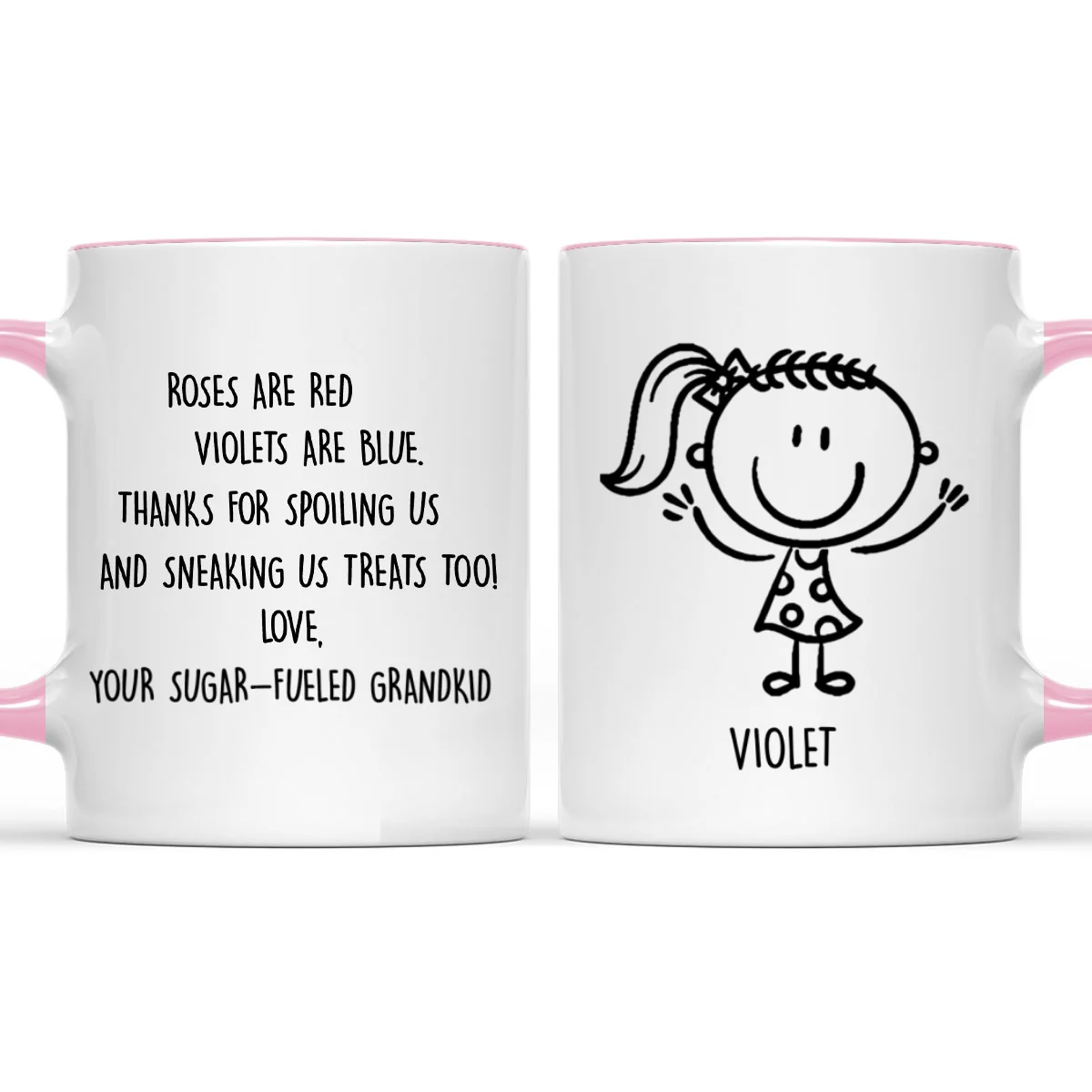 Thanks For Spoiling Us - Personalized Custom Accent Mug - Image 8