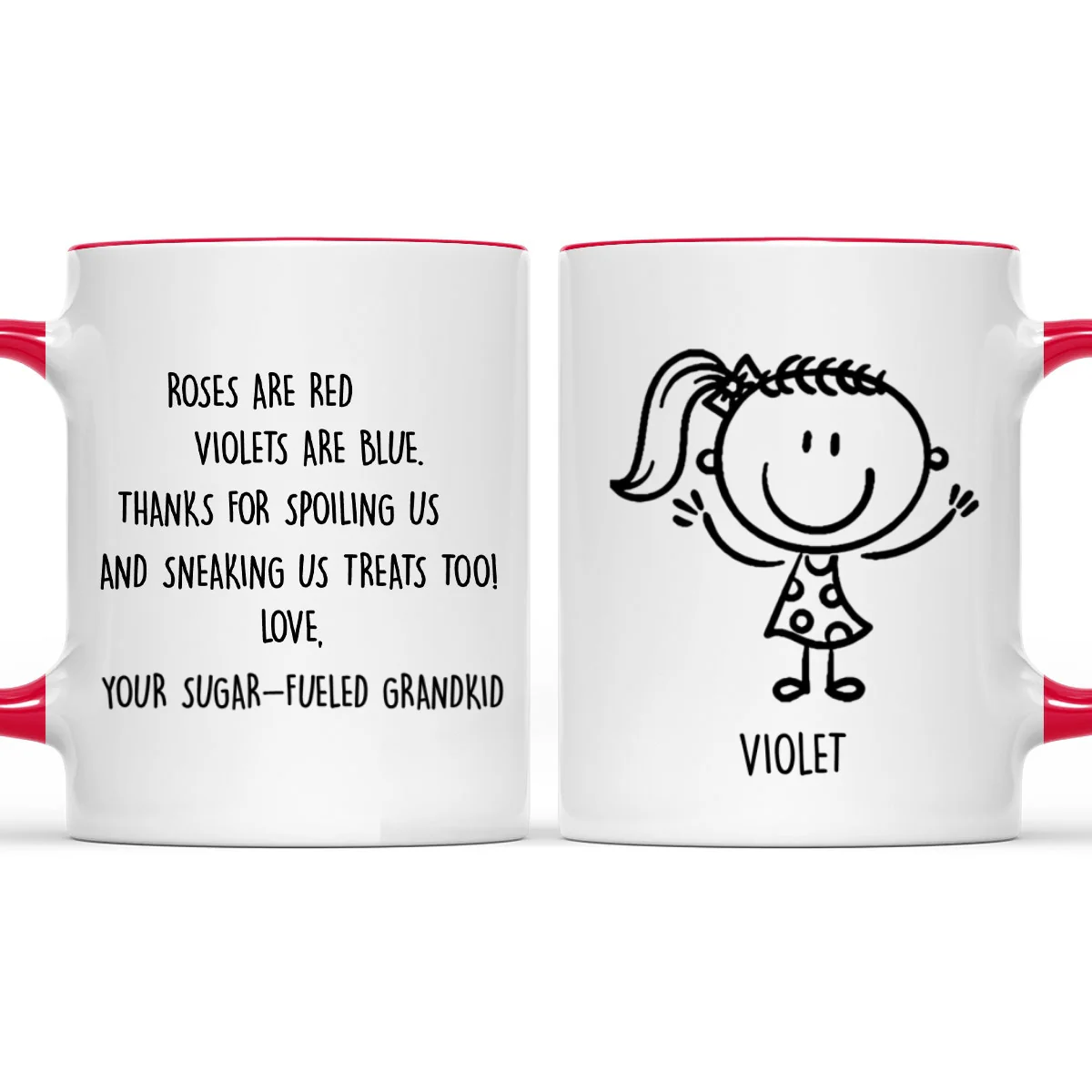 Thanks For Spoiling Us - Personalized Custom Accent Mug - Image 9