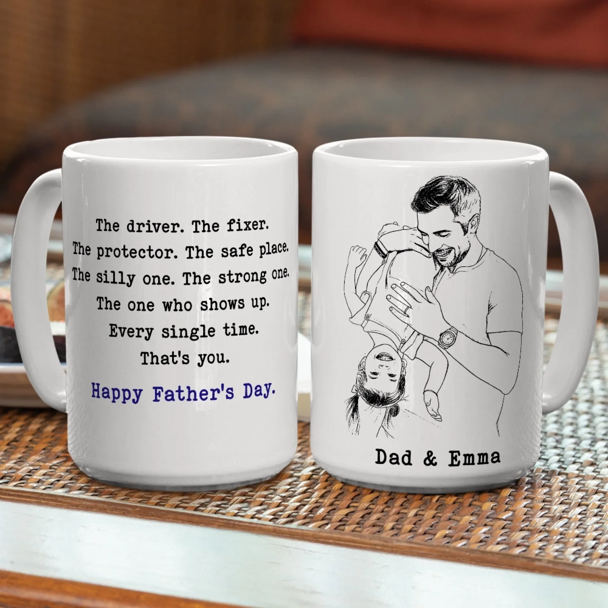 That Is You Dad - Personalized Custom Coffee Mug - Image 2