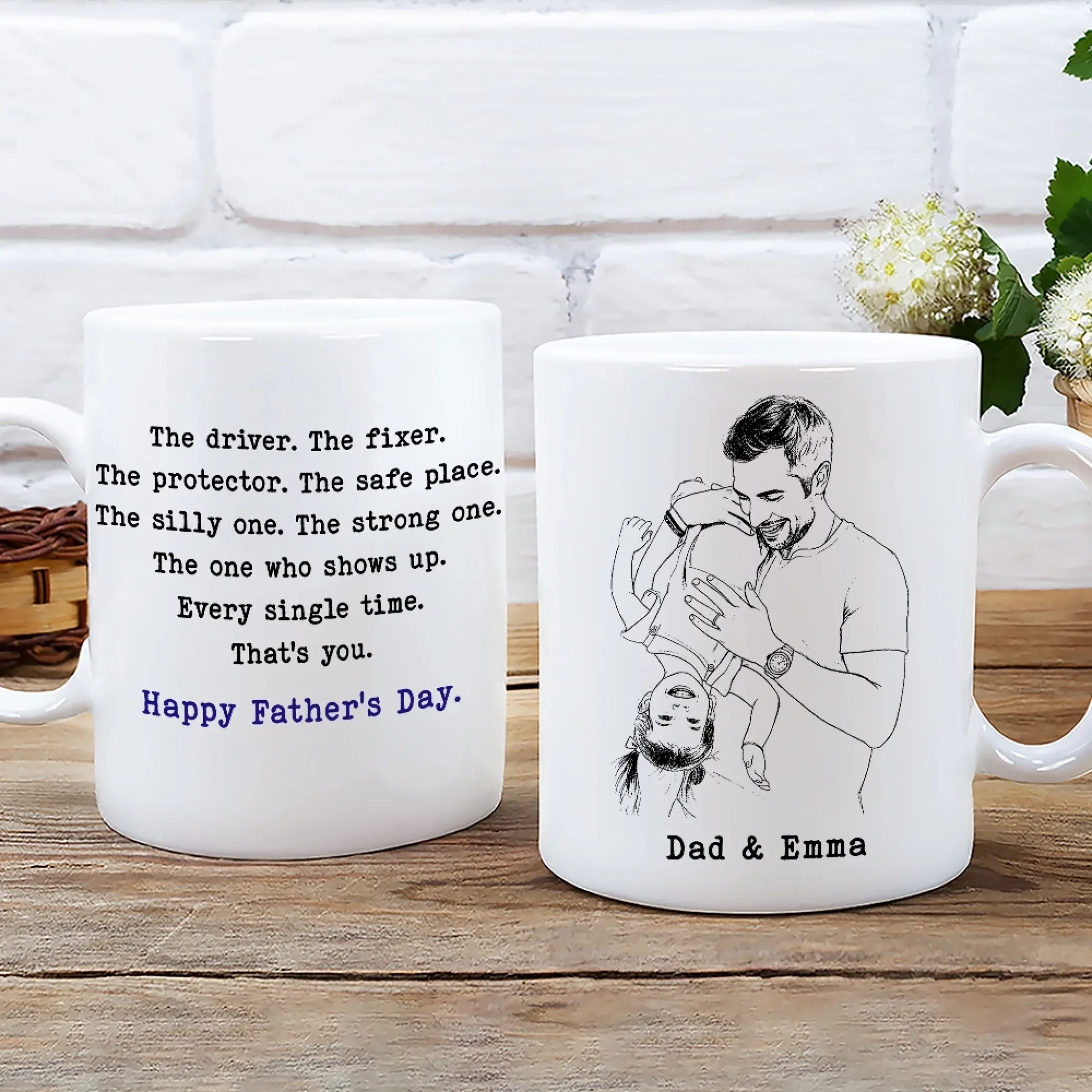 That Is You Dad - Personalized Custom Coffee Mug - Image 4