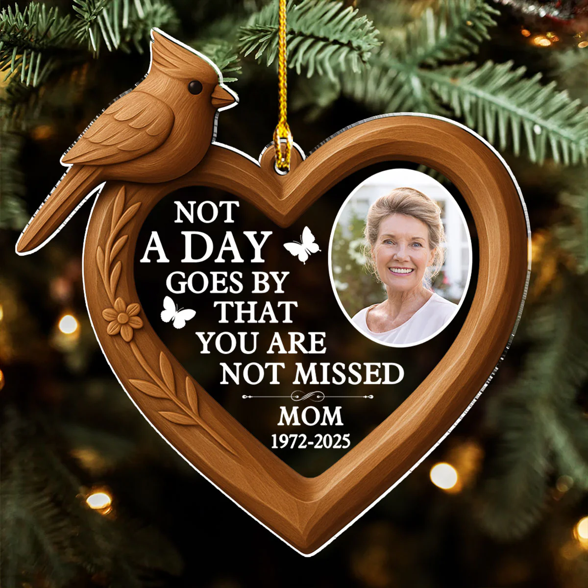 That You Are Not Missed - Personalized Custom Acrylic Ornament - Image 2