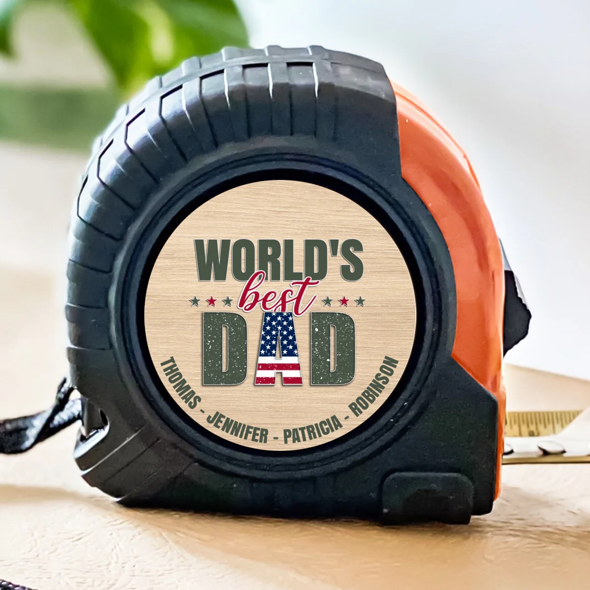 The Best Daddy - Personalized Custom Tape Measure - Image 5