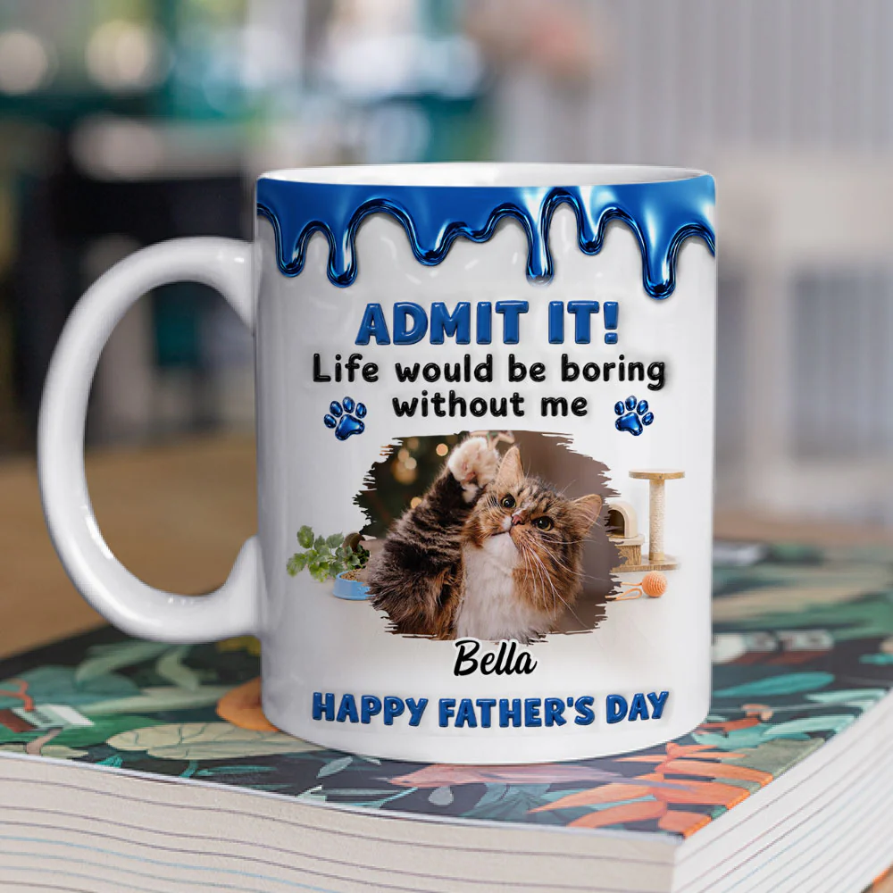 The Best Friend Has Cat Photo - Personalized Custom Coffee Mug
