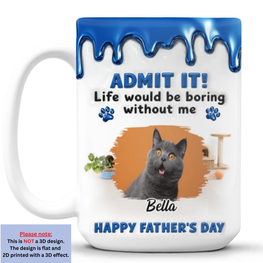 The Best Friend Has Cat Photo - Personalized Custom Coffee Mug - Image 7