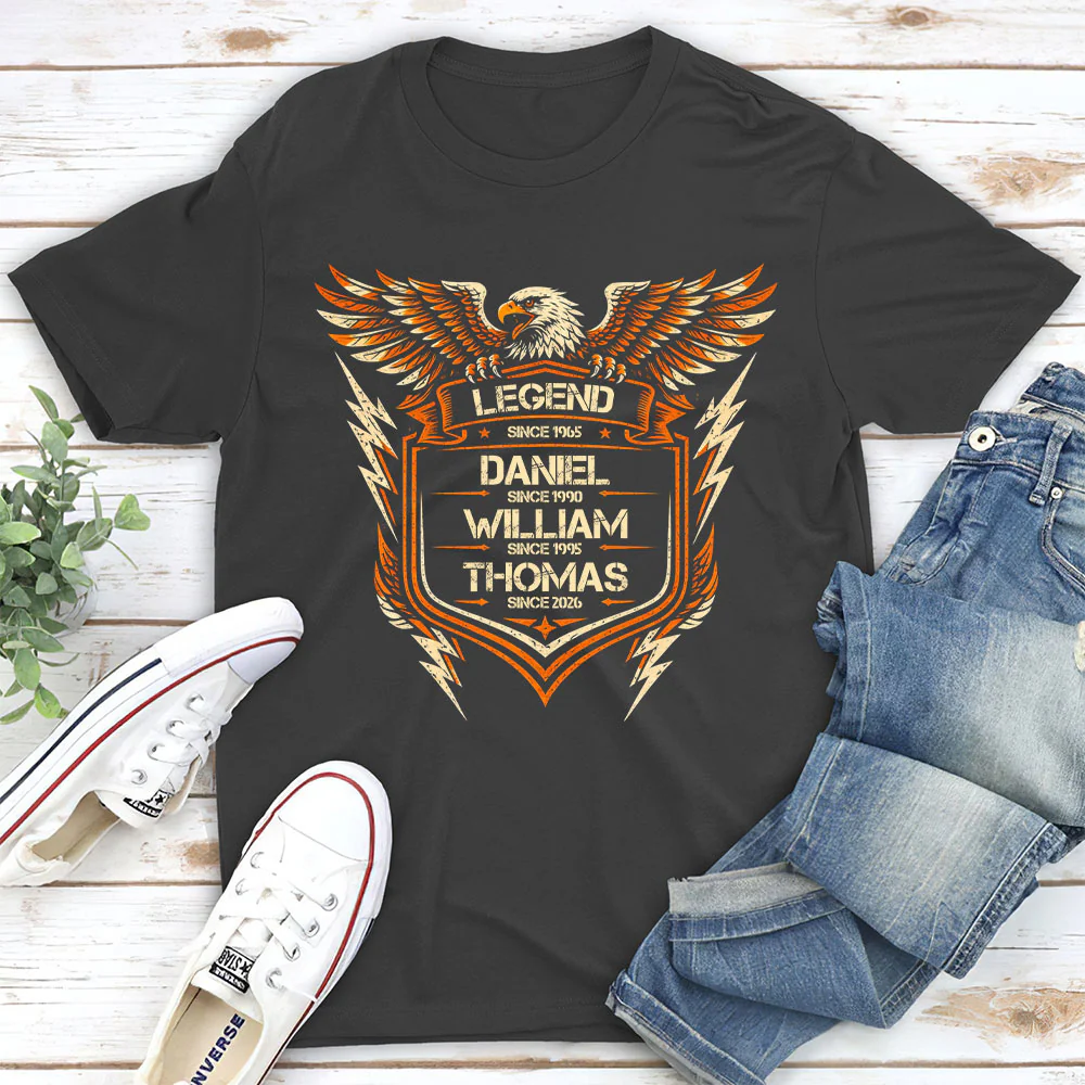 The Best Legend - Personalized Custom Shirt - Image 5