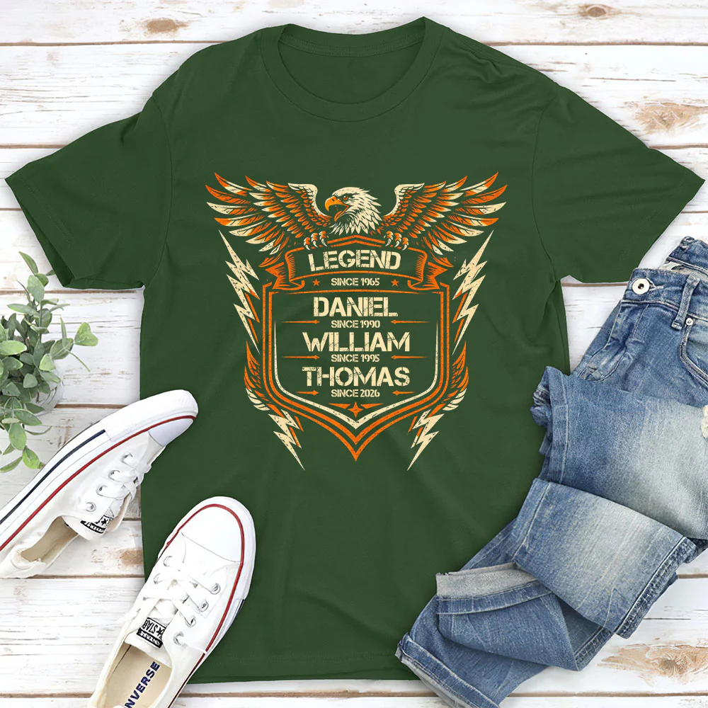 The Best Legend - Personalized Custom Shirt - Image 6