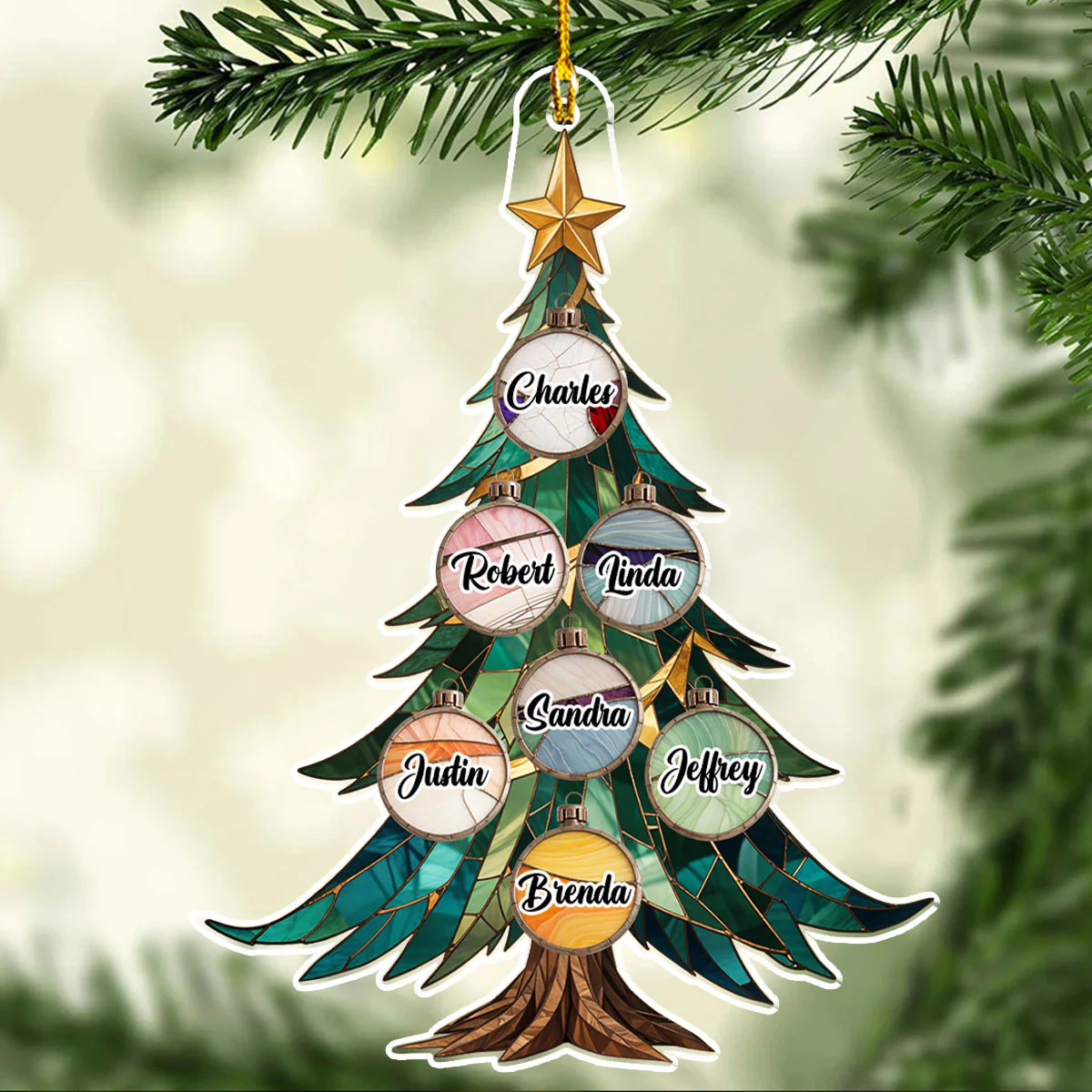 The Best Part Of Christmas - Personalized Custom Acrylic Ornament - Image 2