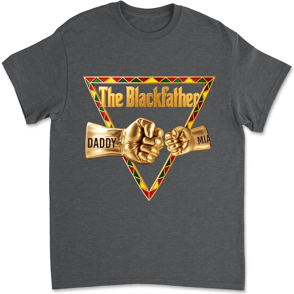 The Blackfather Gold - Personalized Custom Shirt - Image 8