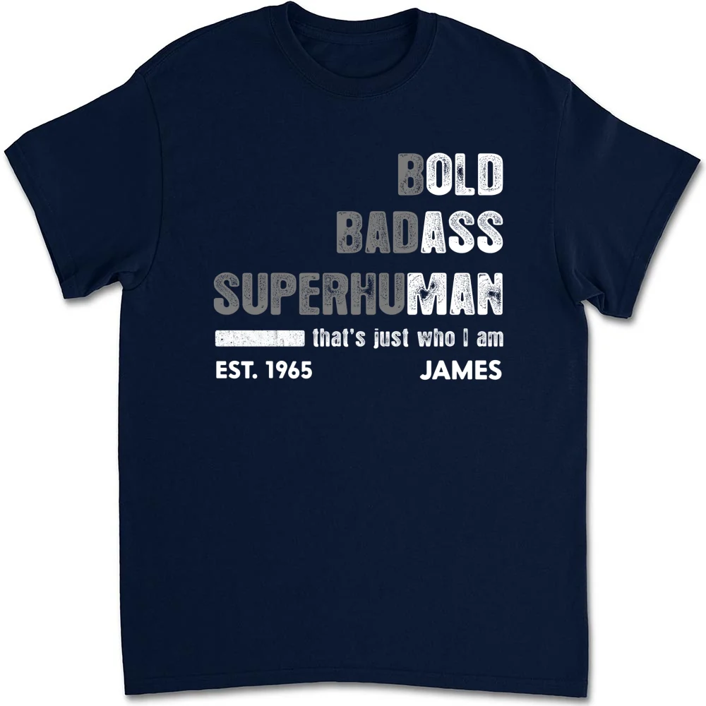 The Bold Badass One - Personalized Custom Shirt - Image 10