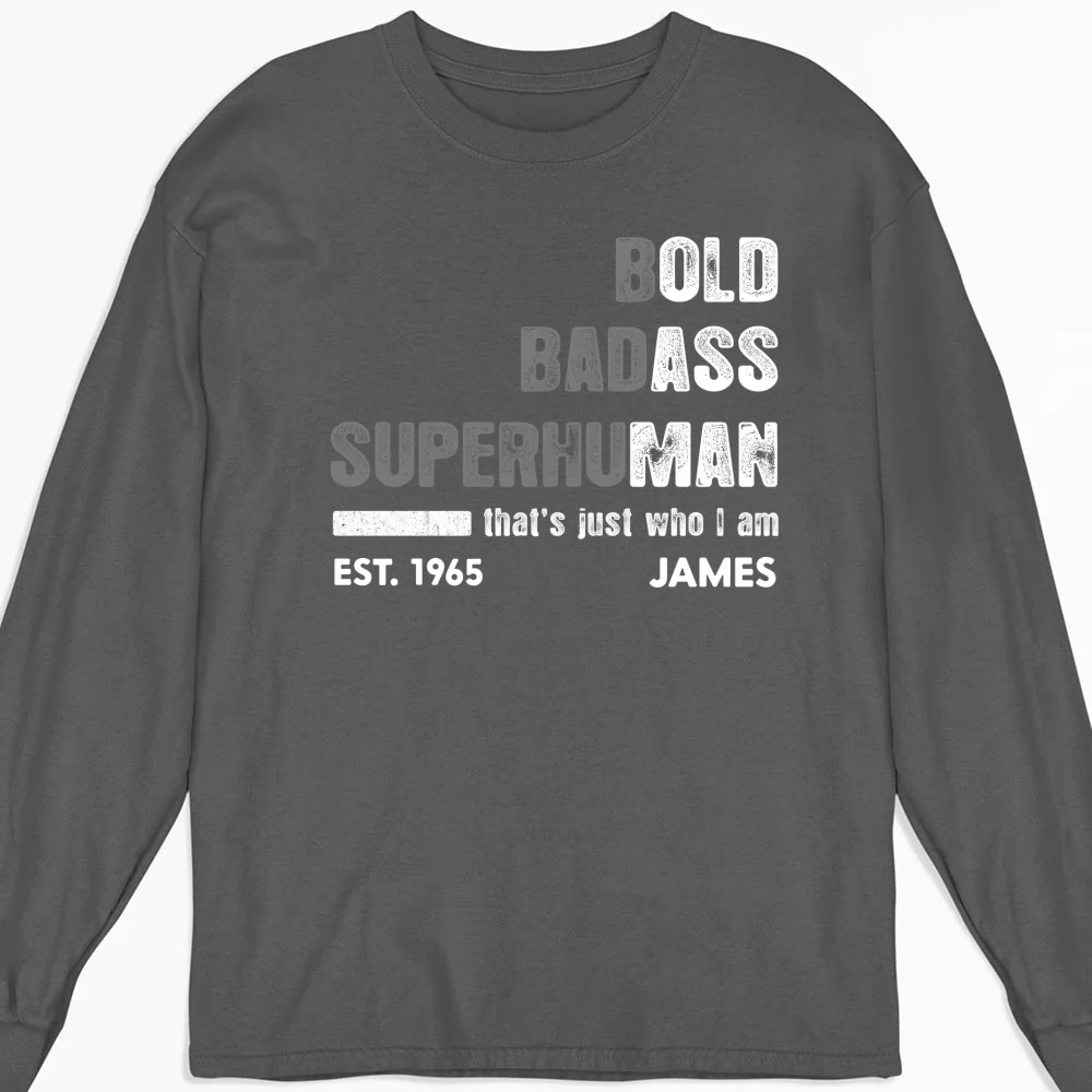 The Bold Badass One - Personalized Custom Shirt - Image 12
