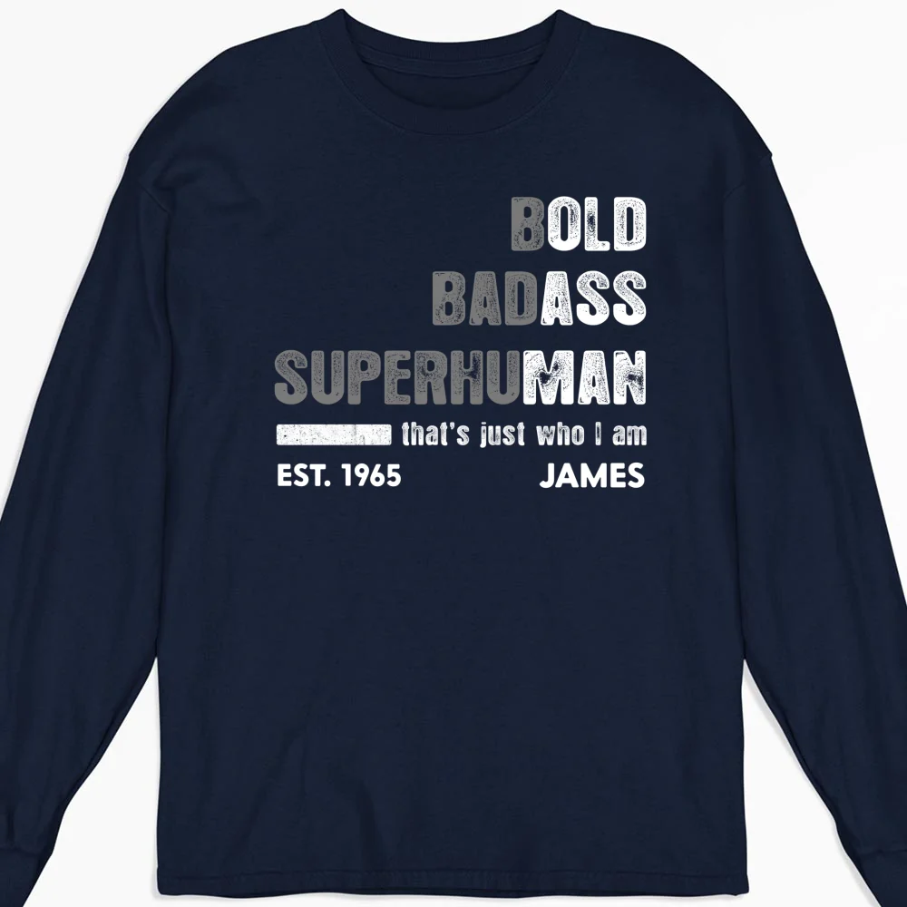 The Bold Badass One - Personalized Custom Shirt - Image 13