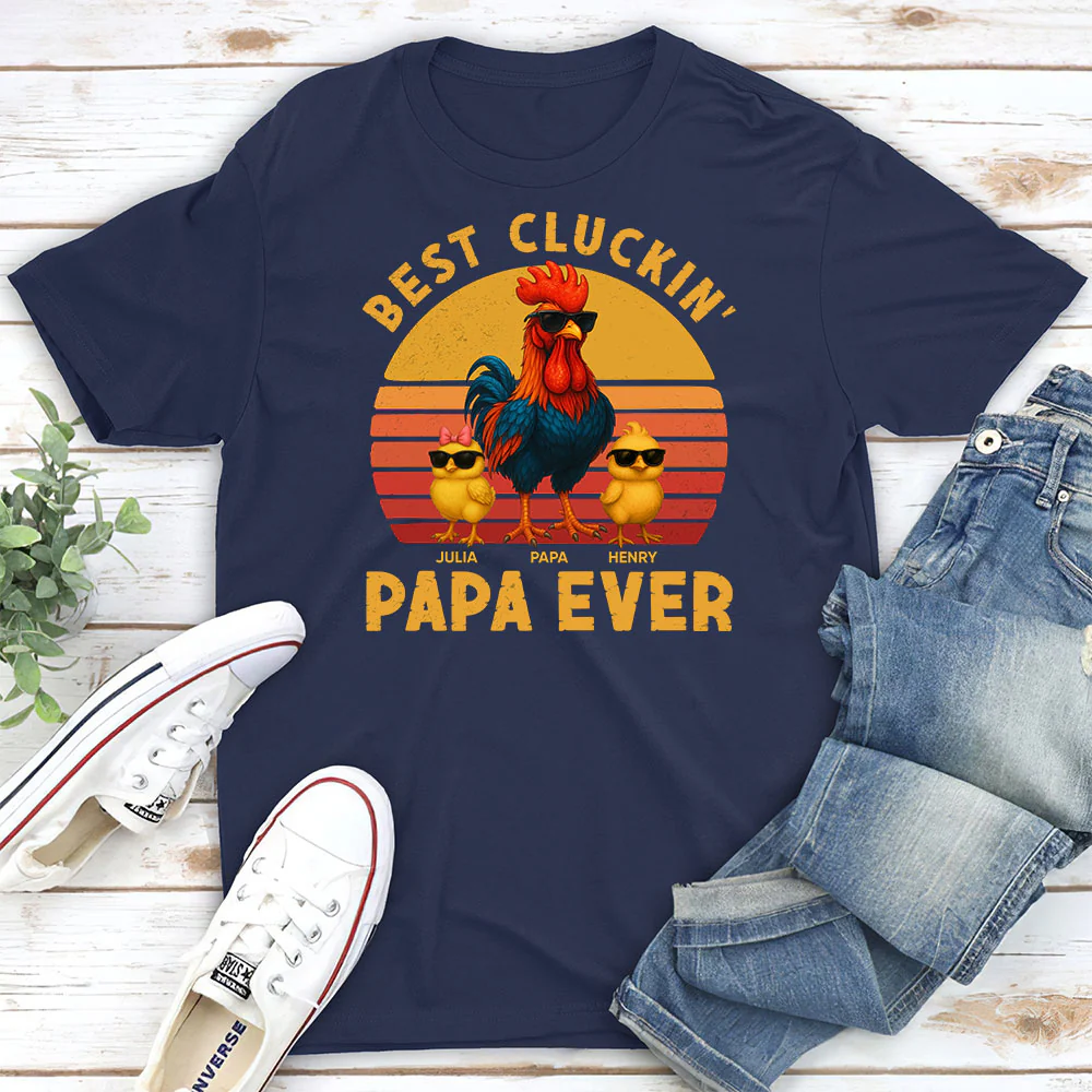 The Clucking Best - Personalized Custom Shirt - Image 2