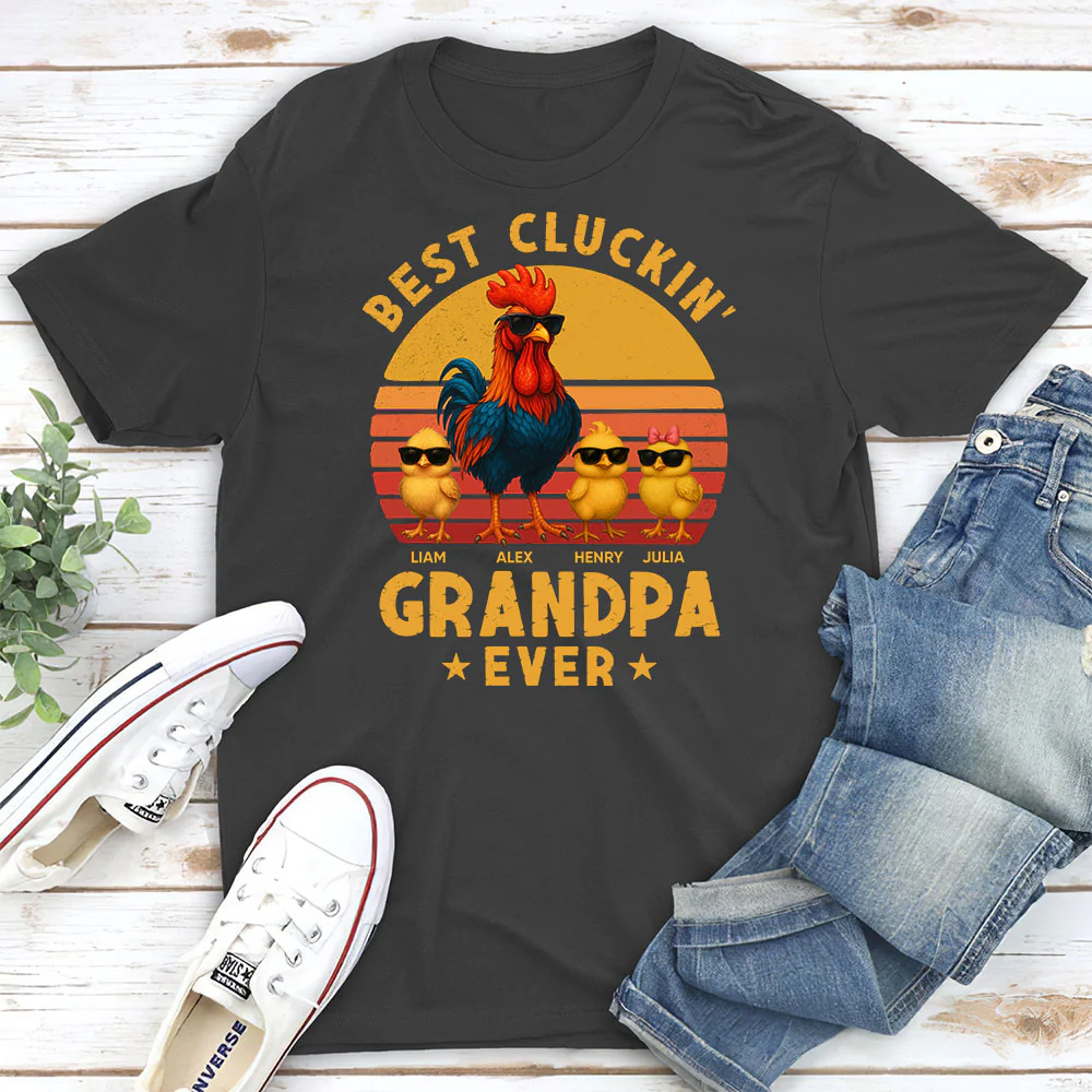 The Clucking Best - Personalized Custom Shirt - Image 3