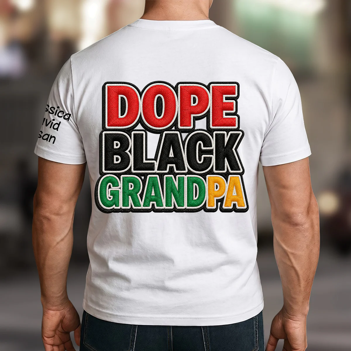 The Coolest One Ever - Personalized Custom 3D Effect Shirt With Design On Sleeve - Image 2
