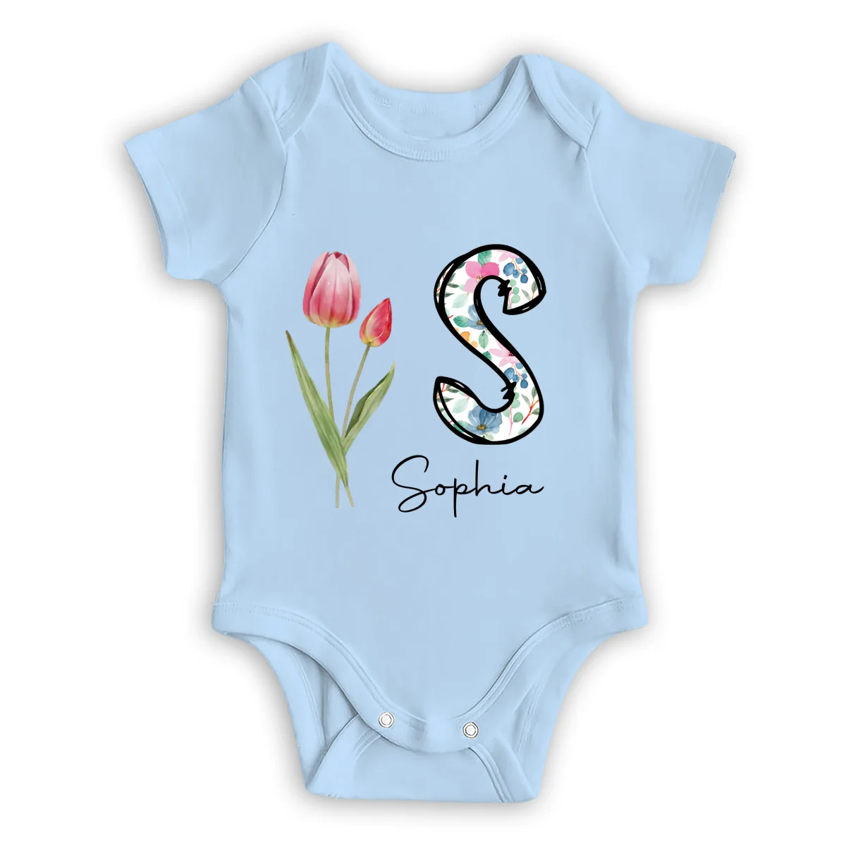 The Day An Angel Came To Me - Personalized Custom Baby Onesie - Image 7