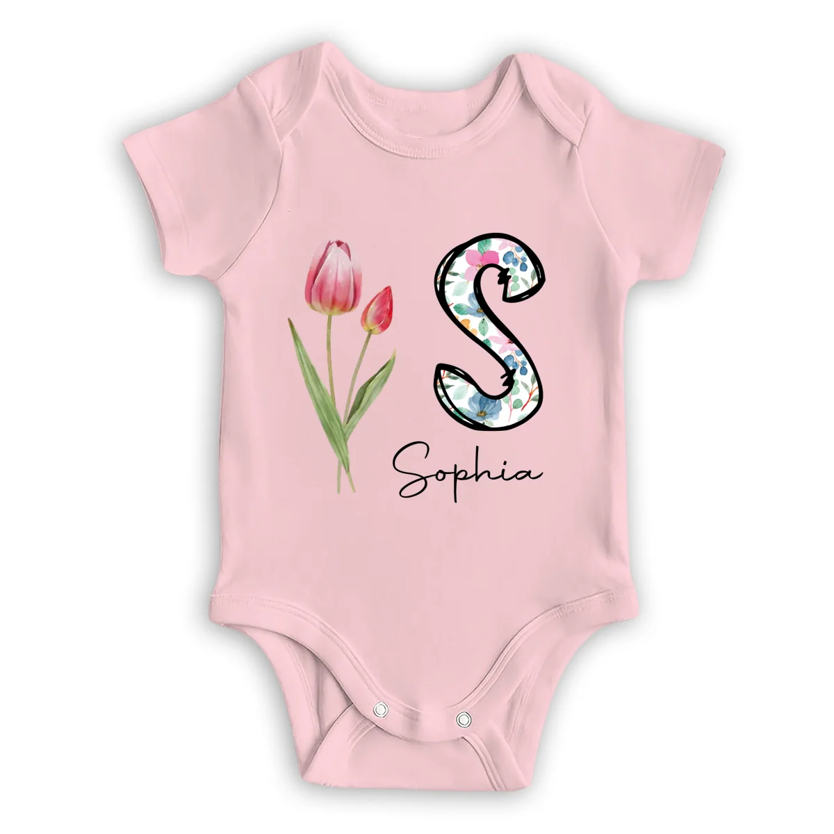 The Day An Angel Came To Me - Personalized Custom Baby Onesie - Image 8
