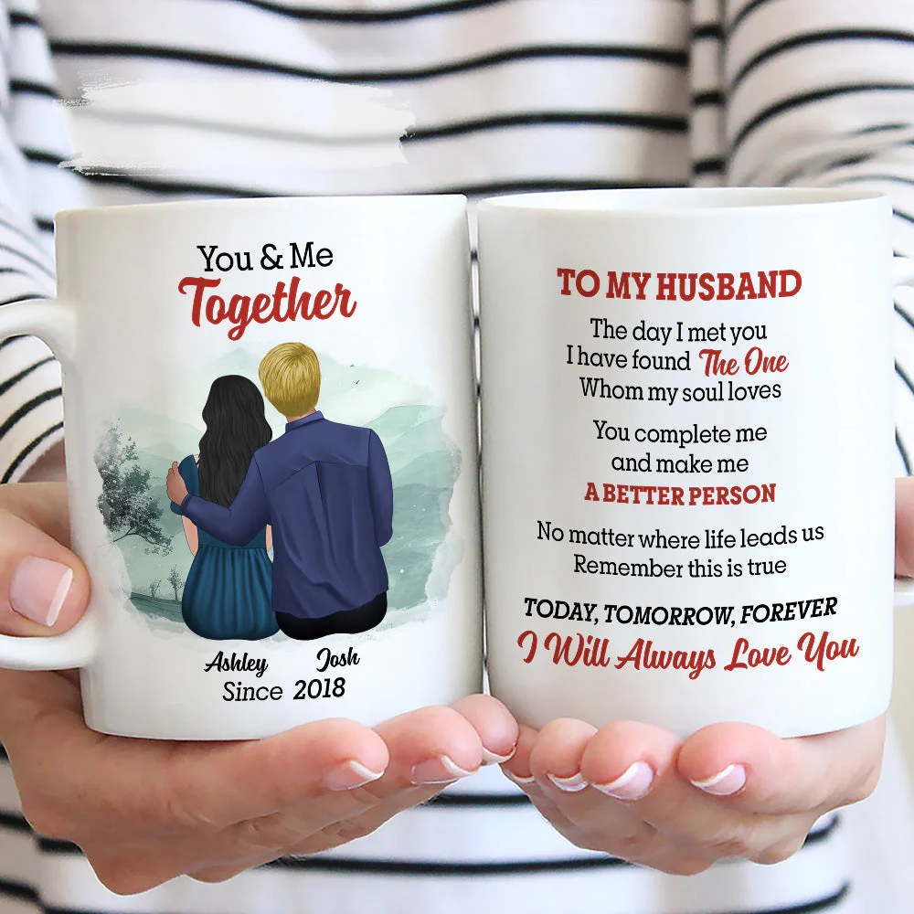 The Day I Met You I Have Found The One - Personalized Custom Coffee Mug - Image 3