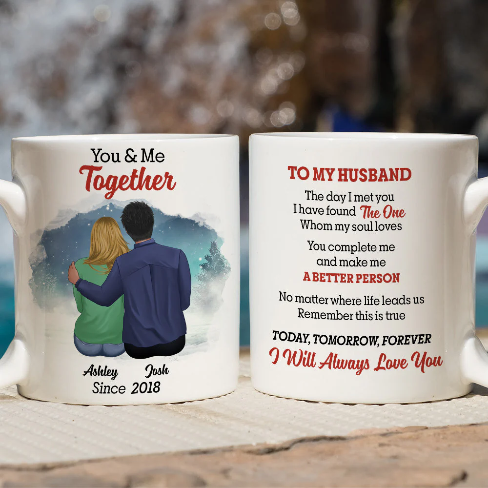 The Day I Met You I Have Found The One - Personalized Custom Coffee Mug - Image 4
