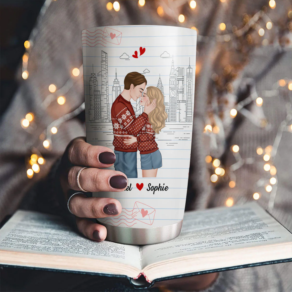 The Day I Met You Version 2 - Personalized Custom Tumbler - Image 2
