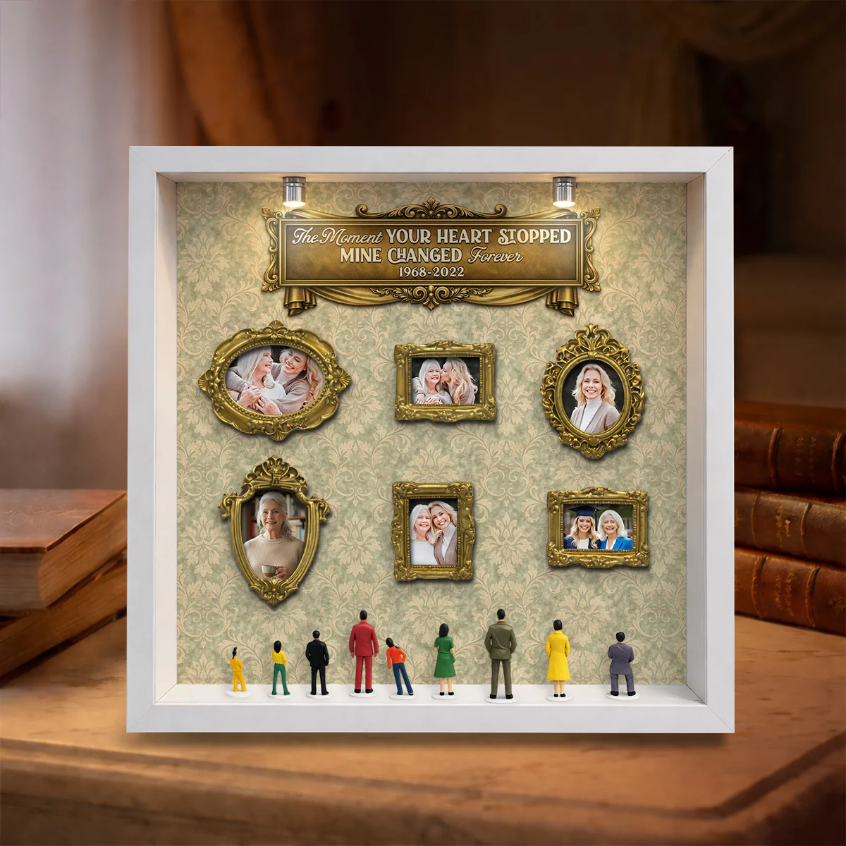 The Day My Heart Changed - Personalized Custom Museum Frame