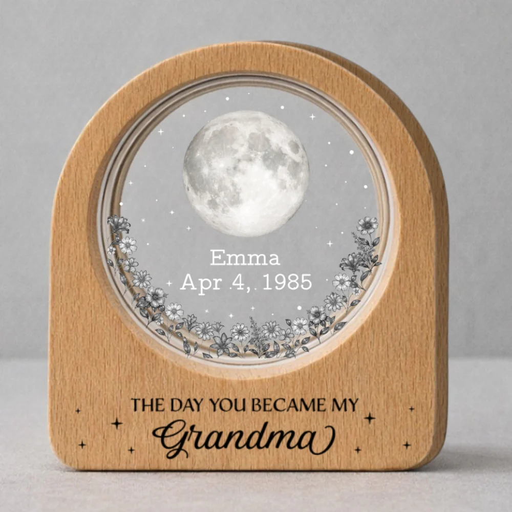 The Day Our Story Began - Personalized Custom 3D Crystal Photo Portrait LED - Image 6