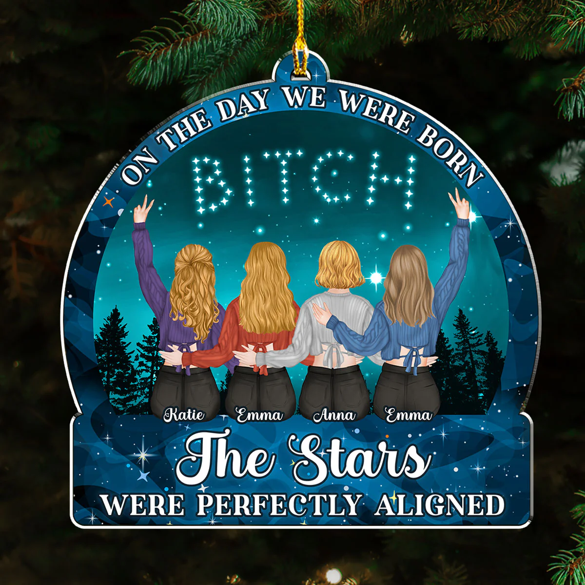 The Day - Personalized Custom Acrylic Ornament - Image 4