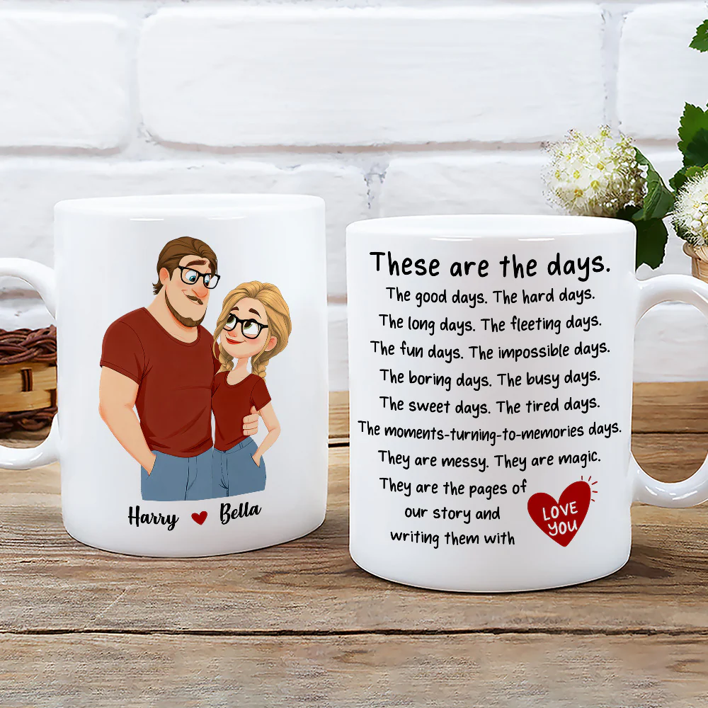 The Day With You - Personalized Custom Coffee Mug - Image 2