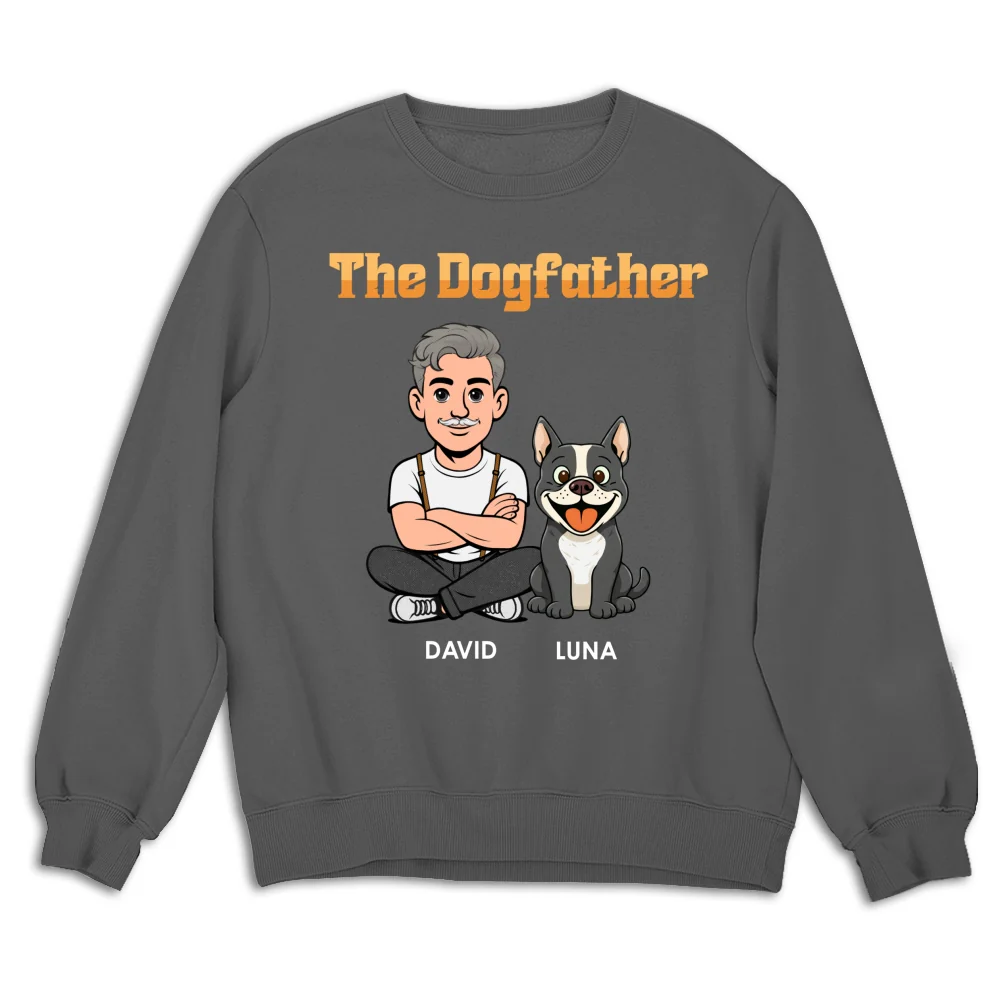 The Dogfather Retro - Personalized Custom Shirt - Image 19