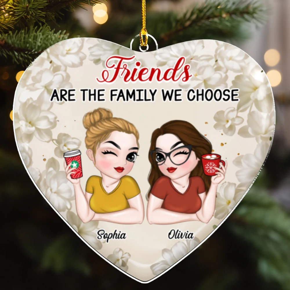 The Family We Choose - Personalized Custom Acrylic Ornament - Image 5