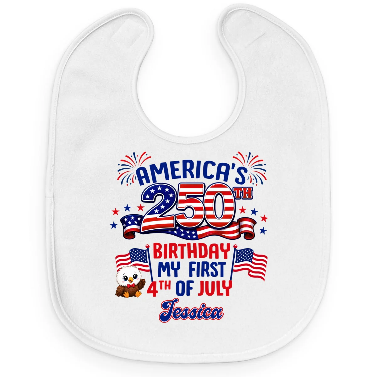 The First I Will Remember - Personalized Custom Baby Bib - Image 10