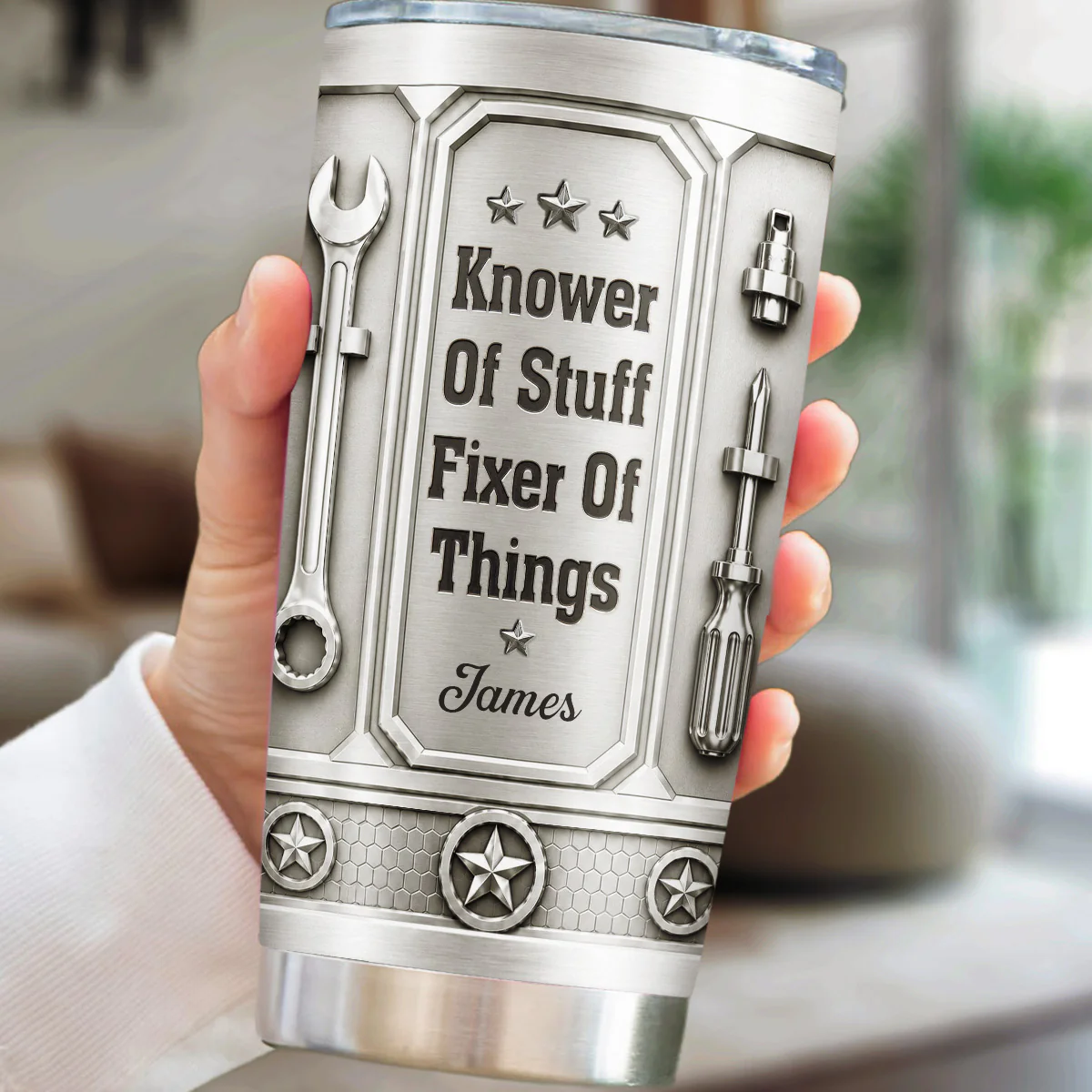The Fixer - Personalized Custom 3D Effect Tumbler - Image 2