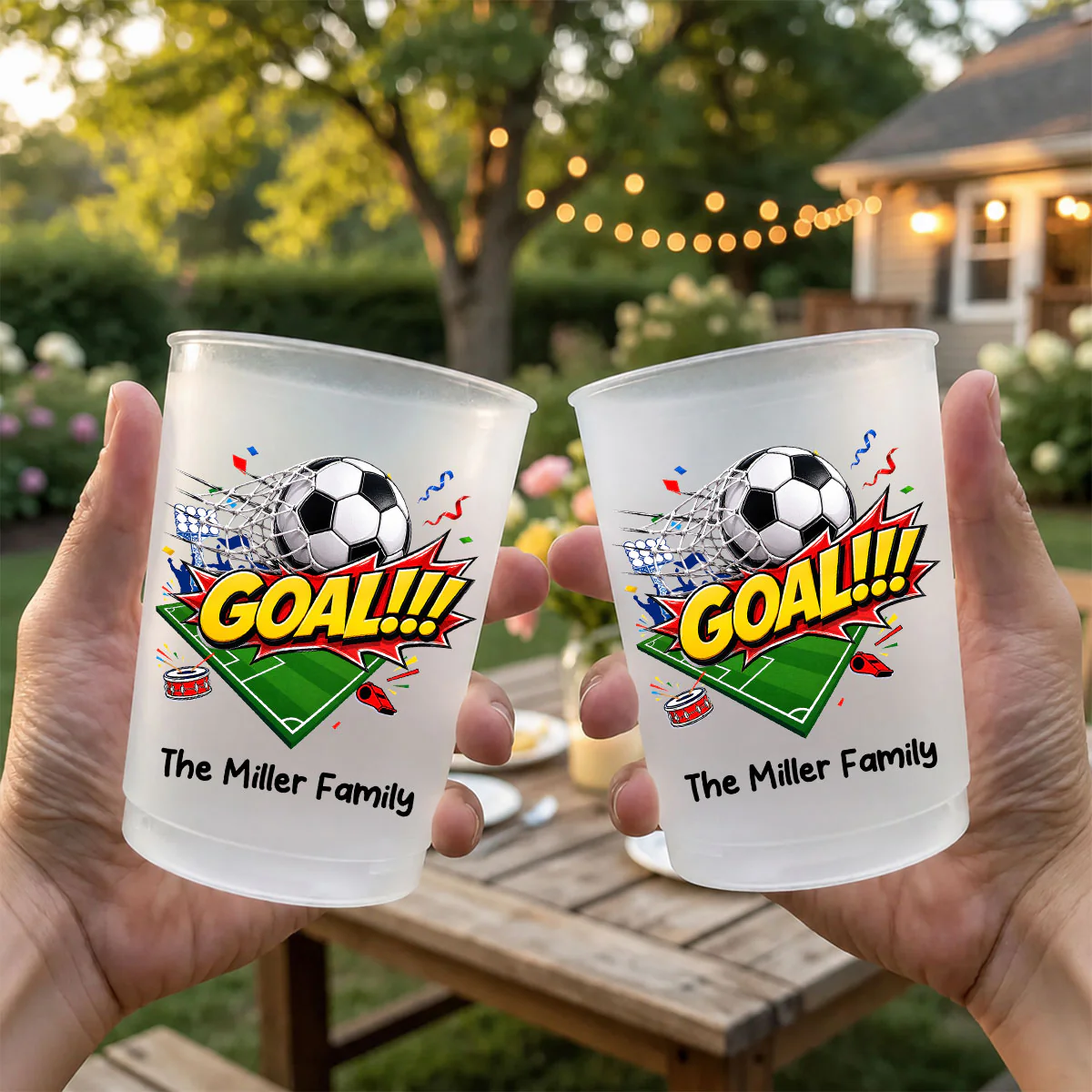 The Goal - Personalized Custom Frosted Cup - Image 4