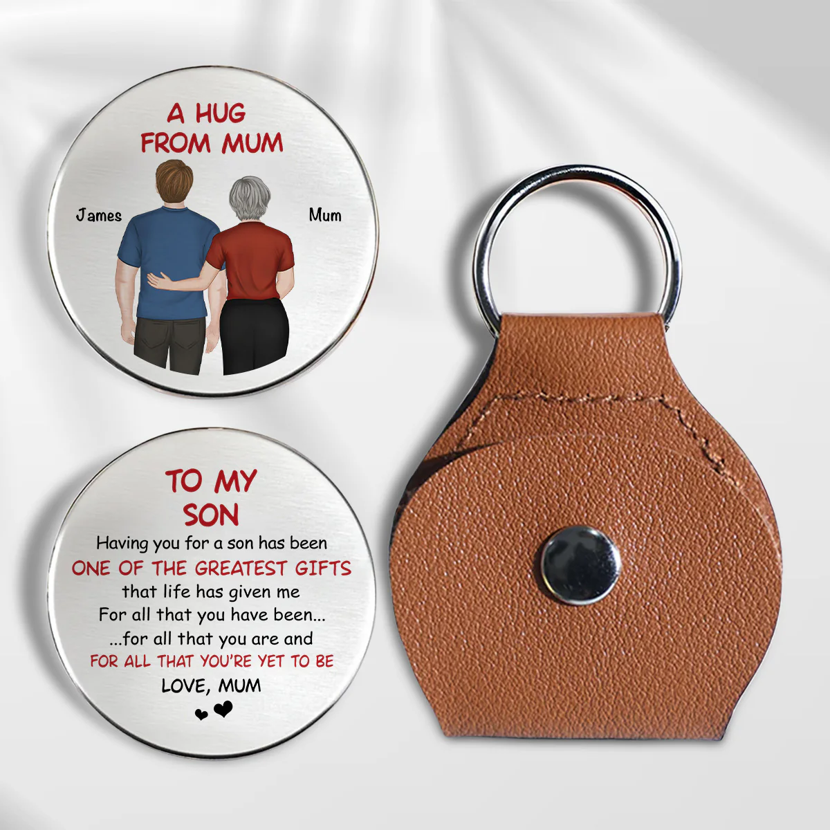 The Greatest Gifts - Personalized Custom Pocket Hug - Image 2