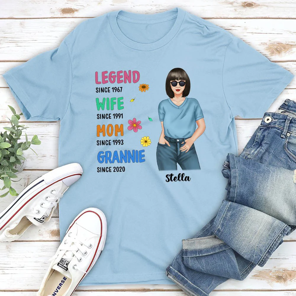 The Legend - Personalized Custom Unisex T-shirt - Image 4