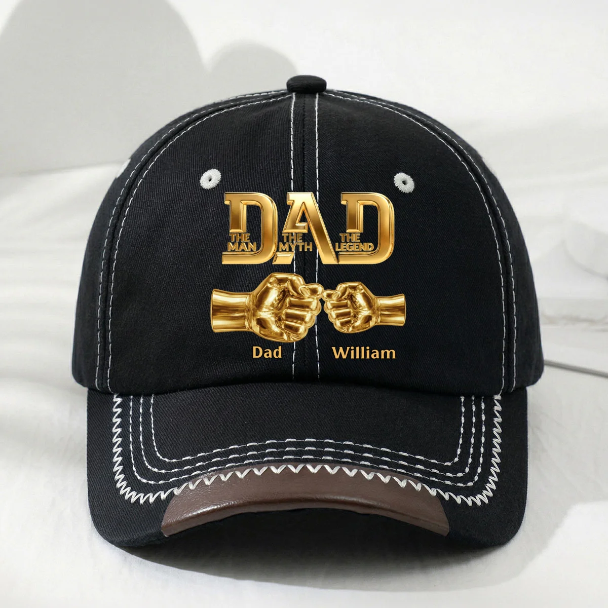 The Legend - Personalized Custom Vintage Soft Baseball Cap - Image 8