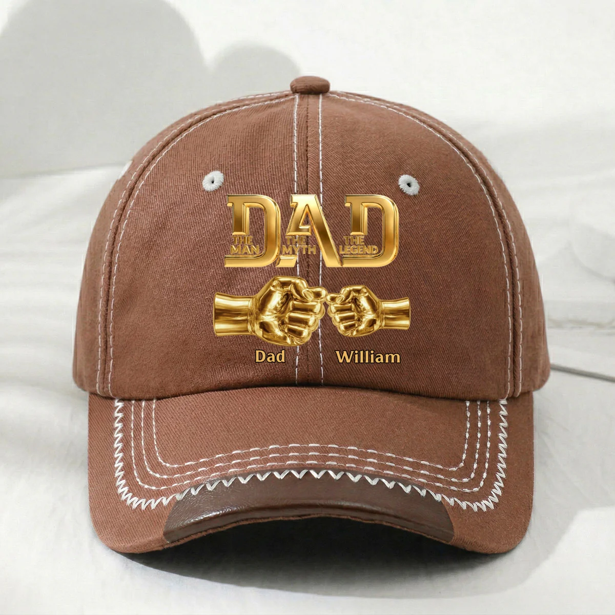 The Legend - Personalized Custom Vintage Soft Baseball Cap - Image 9