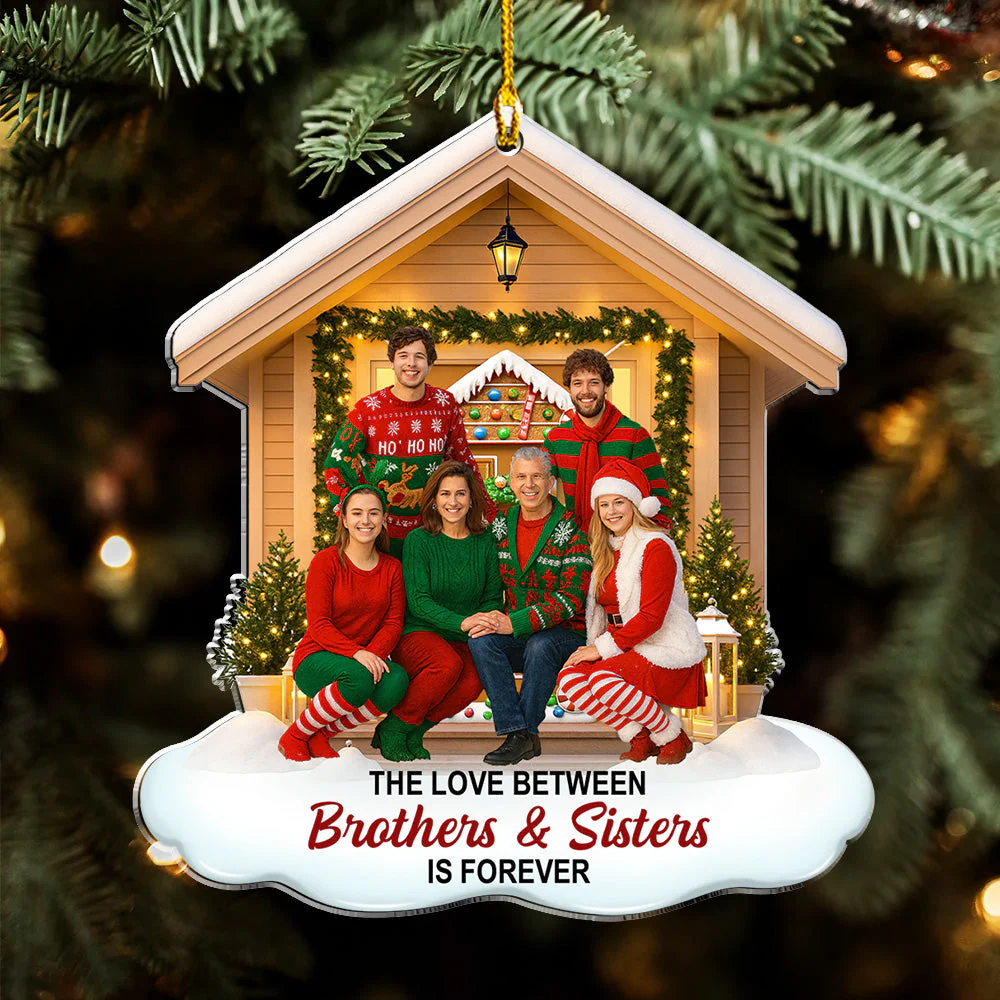 The Love Between - Personalized Custom Acrylic Ornament - Image 5