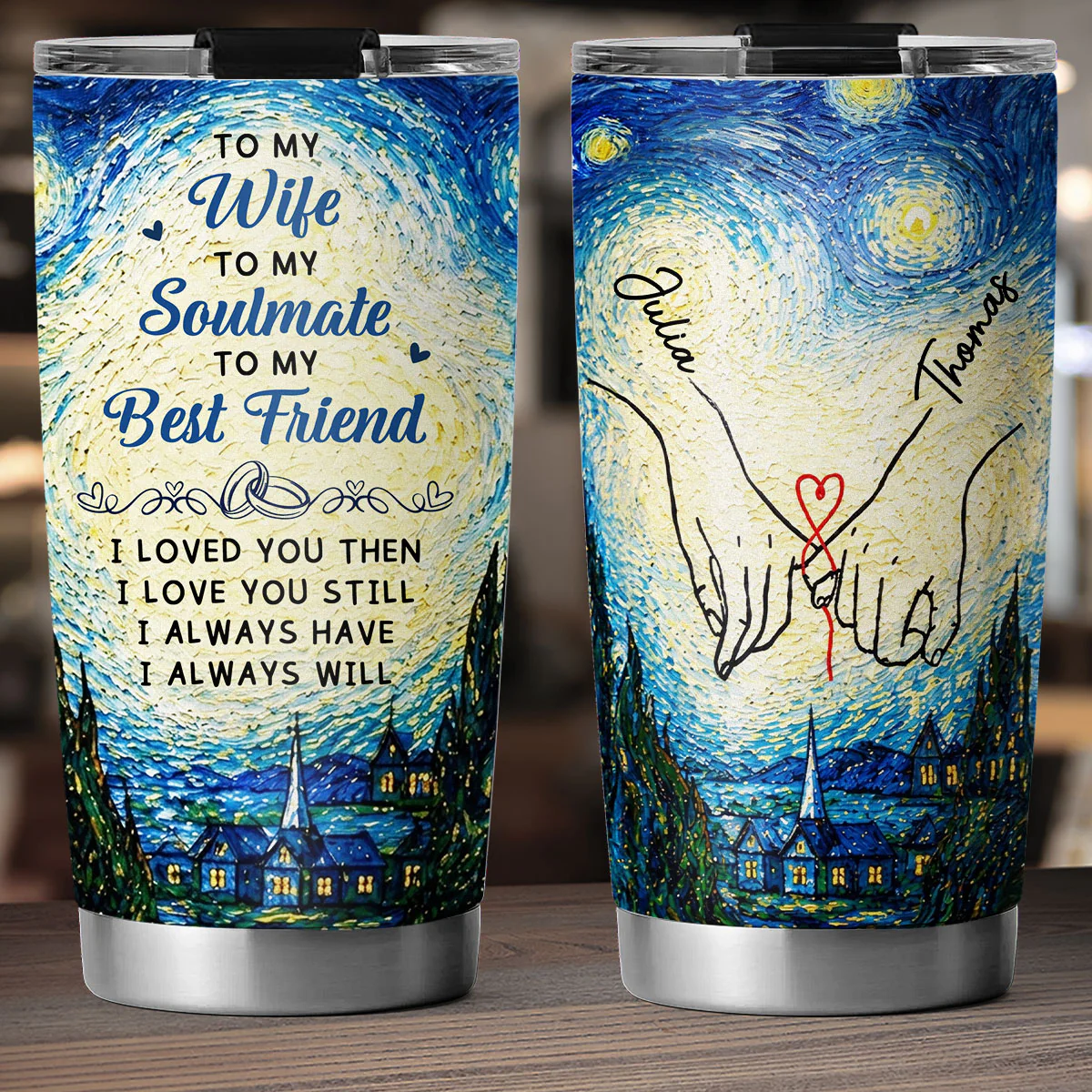 The Lover - Personalized Custom 3D Effect Tumbler - Image 4