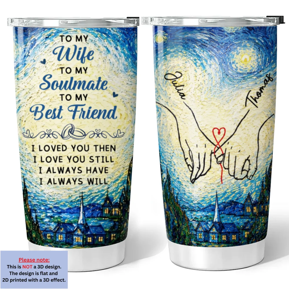 The Lover - Personalized Custom 3D Effect Tumbler - Image 5