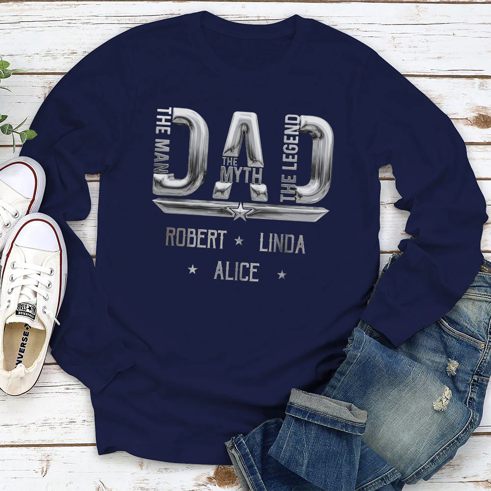 The Man Myth Legend - Personalized Custom Shirt - Image 4