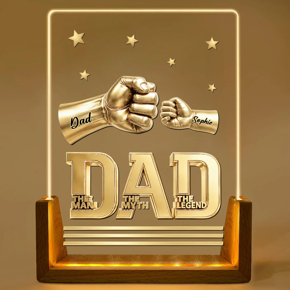 The Man - Personalized Custom Night Light - Image 8
